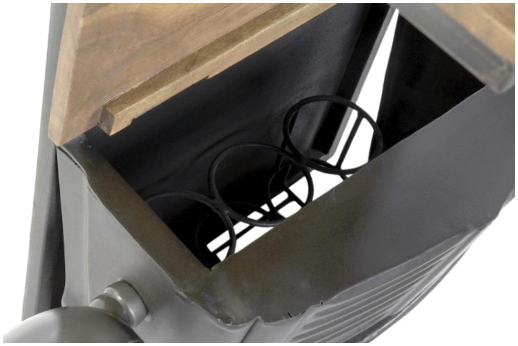 Product photograph of Black Acacia Wood Spotlight Wall Cabinet from Choice Furniture Superstore.