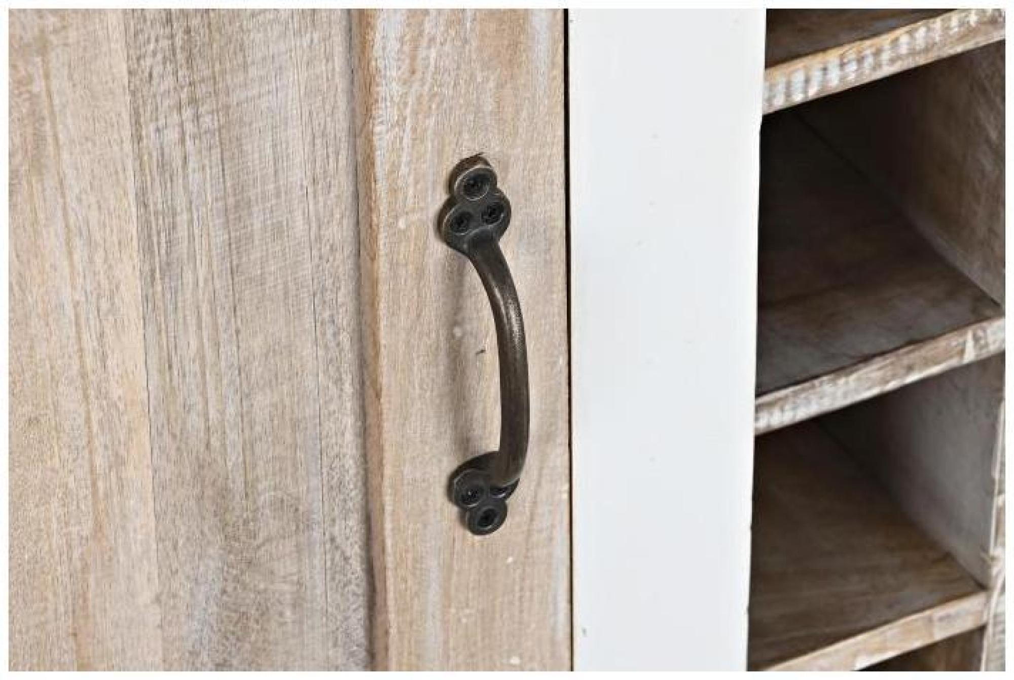 Product photograph of White Mango Wood 1 Door Bar Cabinet from Choice Furniture Superstore.