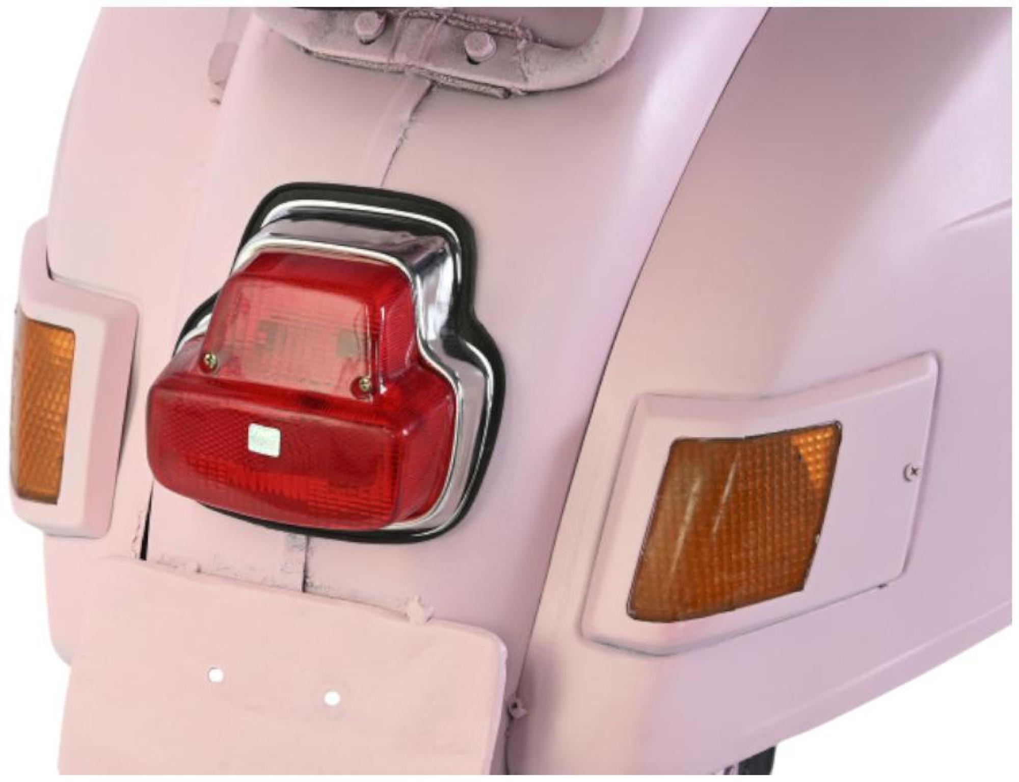Product photograph of Vespa Pink Scooter Bottle Rack from Choice Furniture Superstore.