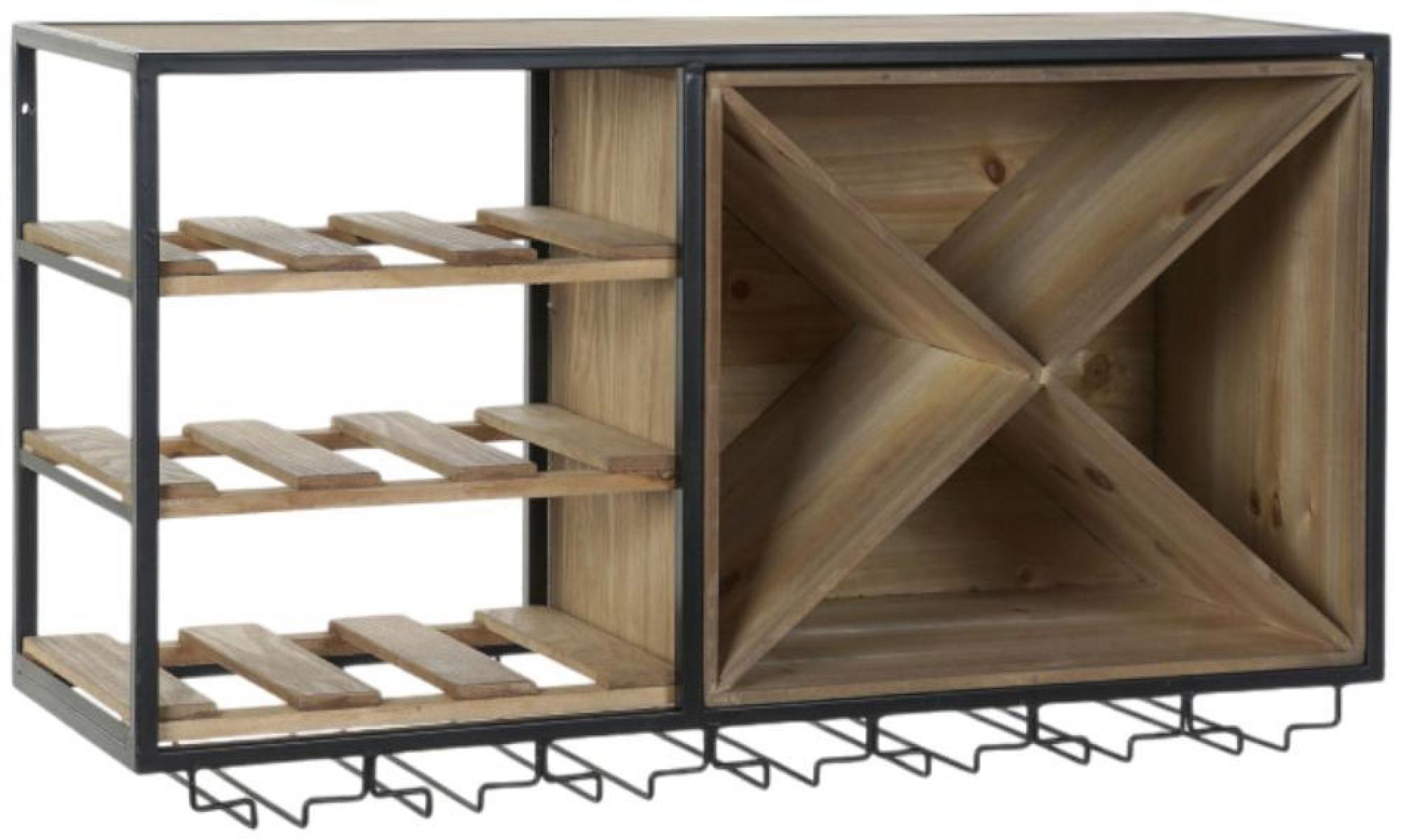 Product photograph of Natural Wooden Small Bottle Rack from Choice Furniture Superstore.