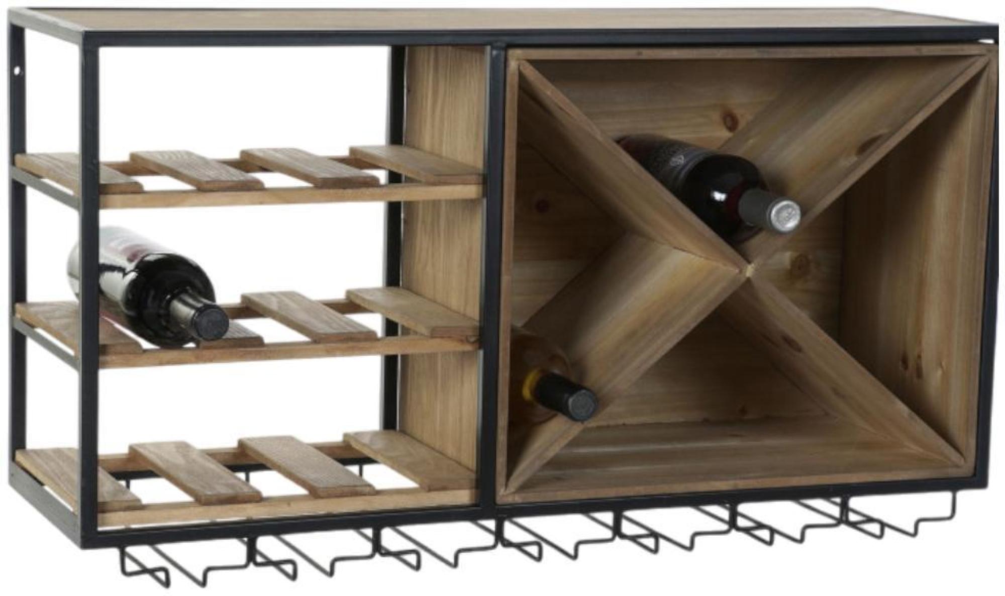 Product photograph of Natural Wooden Small Bottle Rack from Choice Furniture Superstore.
