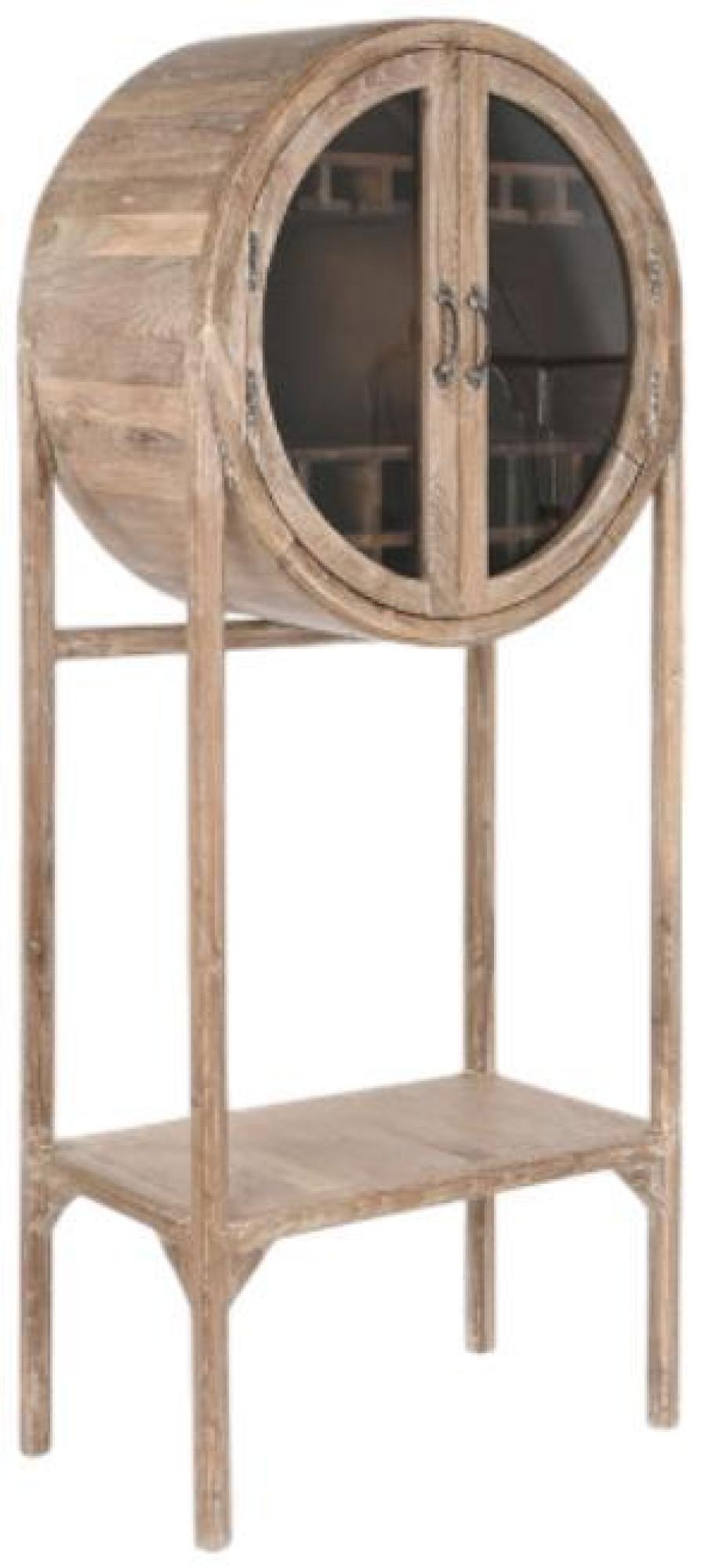 Product photograph of Alpine Teak Wood 2 Door Bar Cabinet from Choice Furniture Superstore.