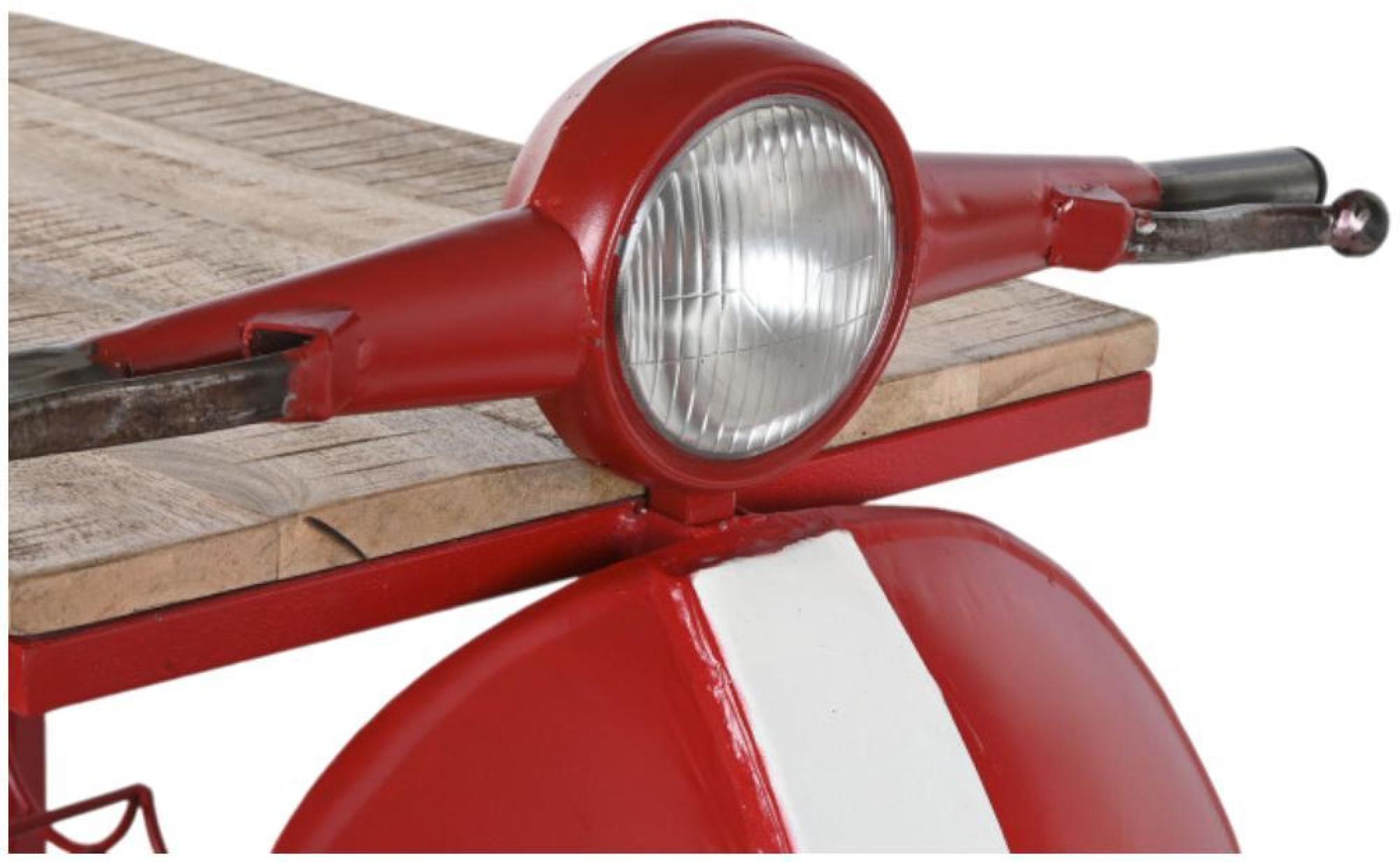 Product photograph of Mint Red Motorcycle Bottle Rack from Choice Furniture Superstore.