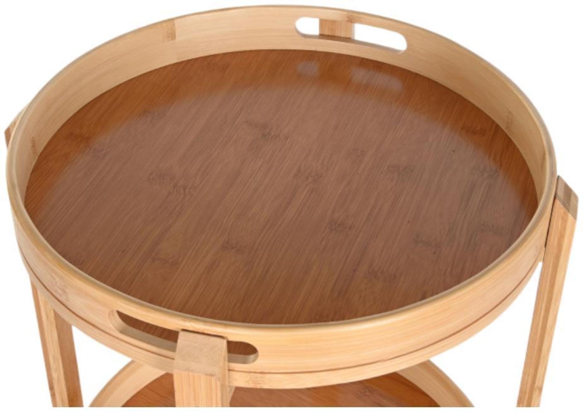 Product photograph of Basics Natural Bamboo Serving Cart from Choice Furniture Superstore.