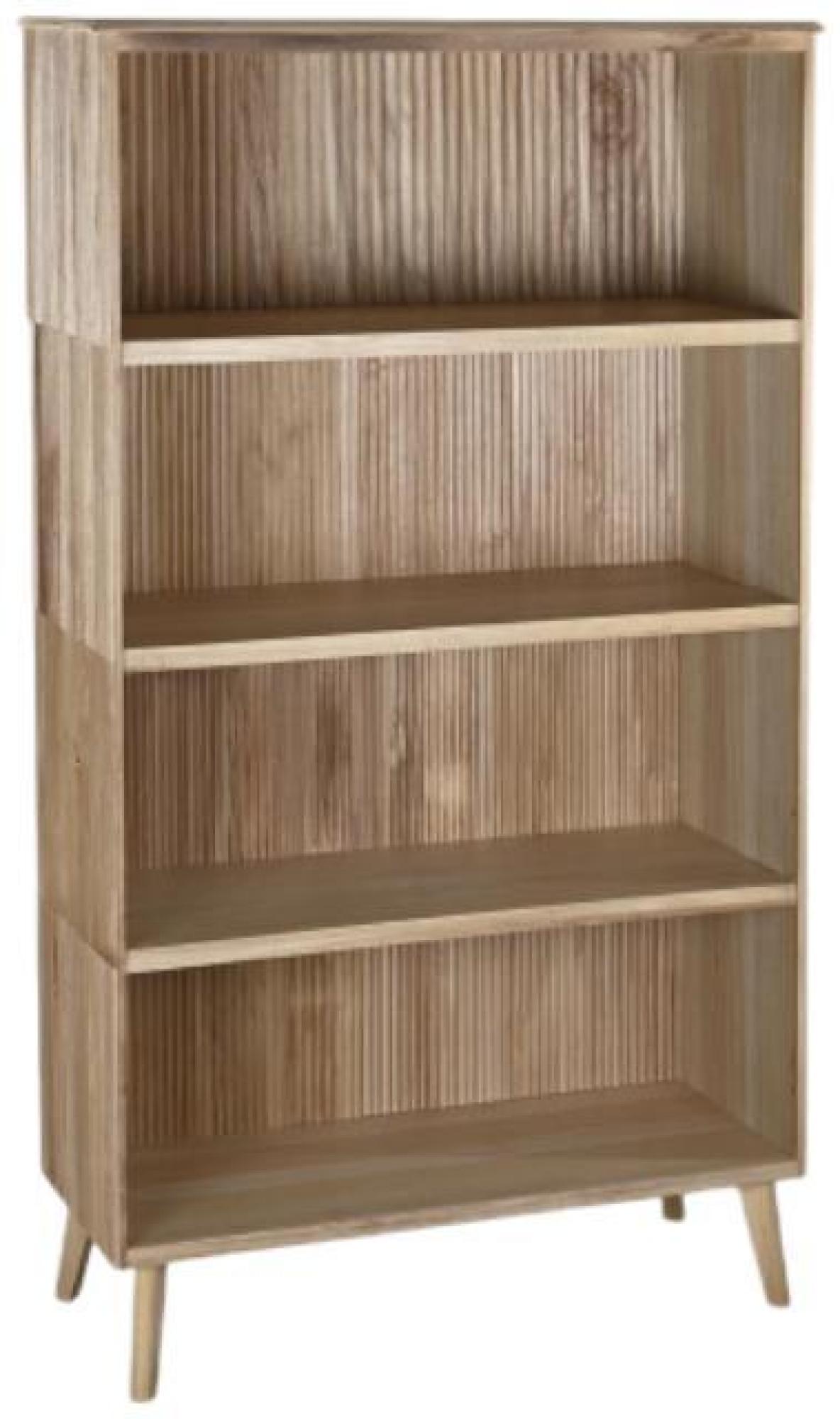 Product photograph of Scandi Light Brown Wood Bookcase from Choice Furniture Superstore.