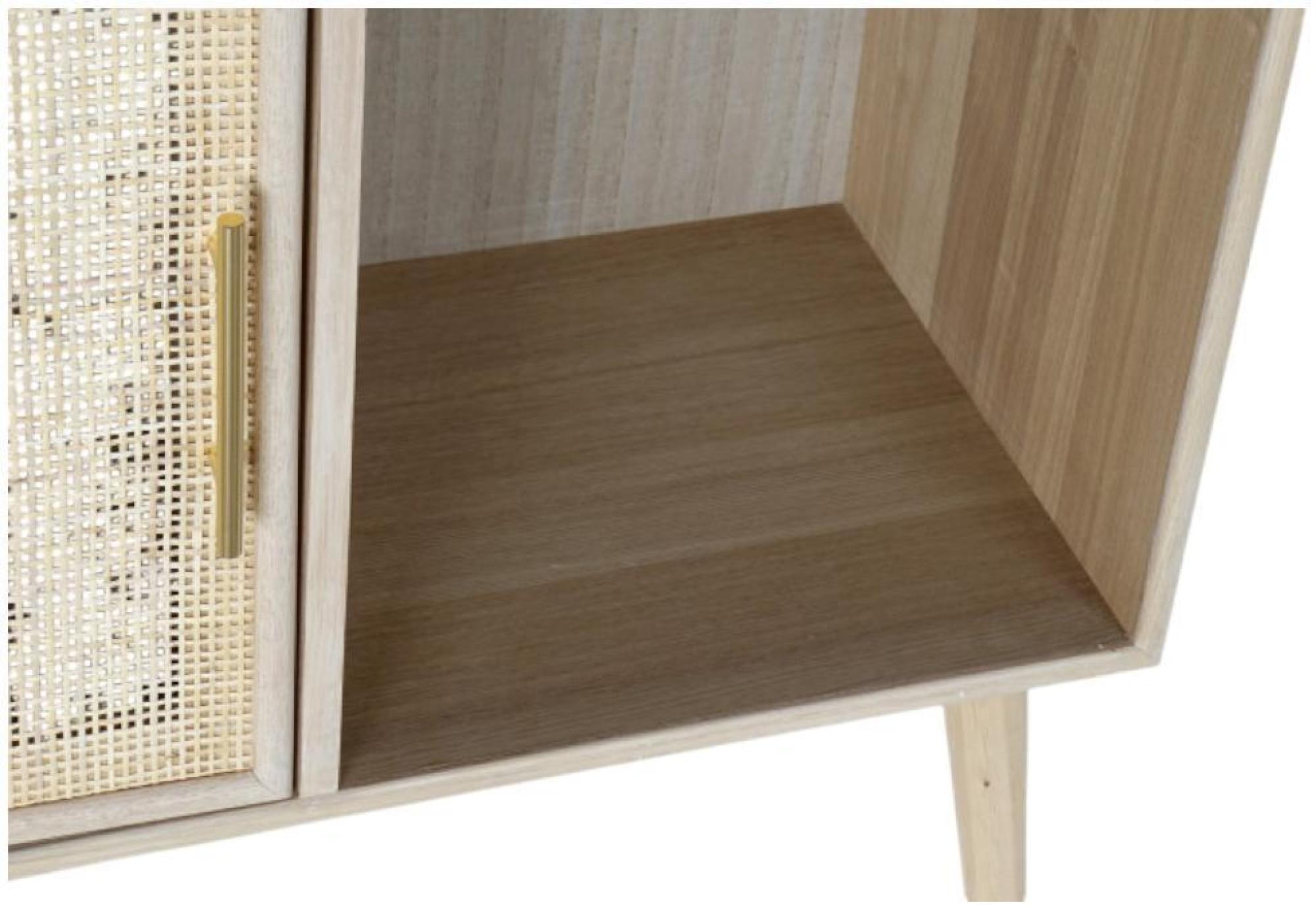 Product photograph of Riley Wood And Rattan Bookcase from Choice Furniture Superstore.