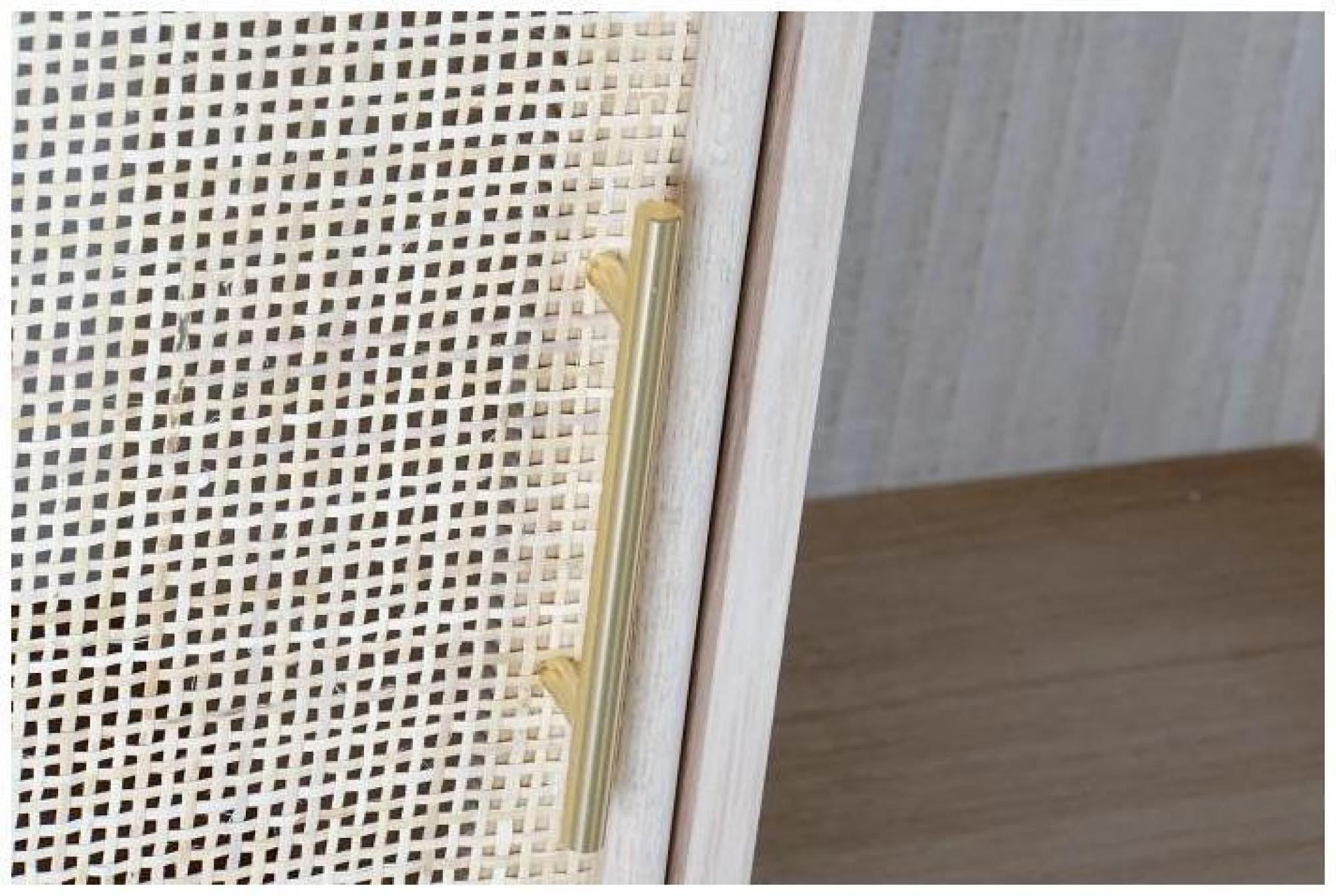 Product photograph of Riley Wood And Rattan Bookcase from Choice Furniture Superstore.