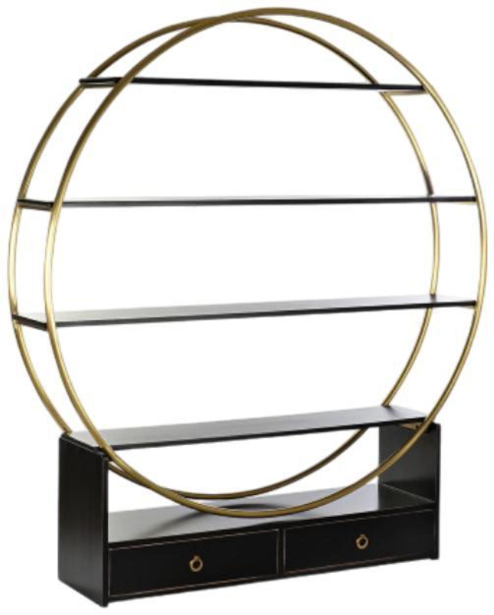 Product photograph of Oriental Golden And Black Bookcase from Choice Furniture Superstore.