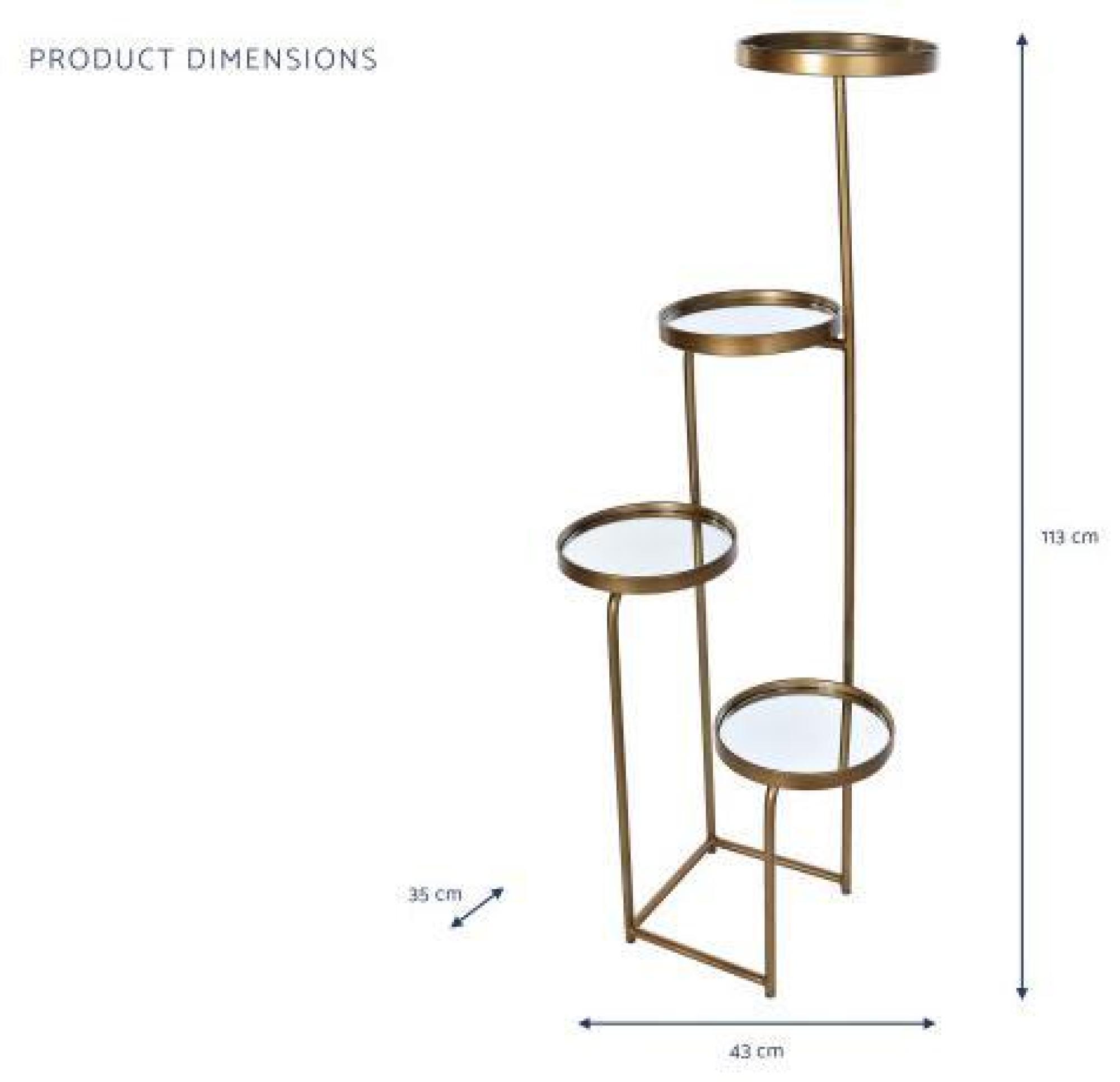 Product photograph of Modern Copper Metal Shelving Unit from Choice Furniture Superstore.