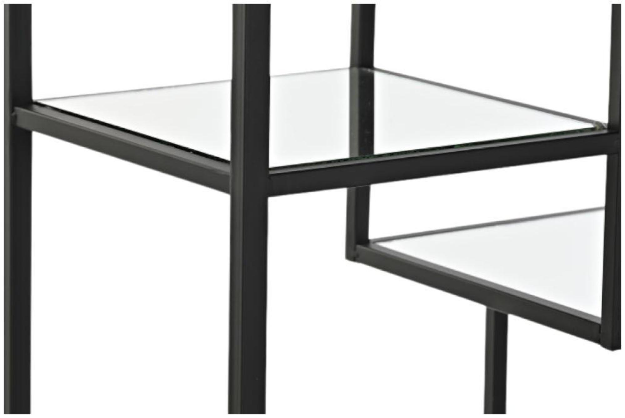 Product photograph of Loft Black Metal Bookcase from Choice Furniture Superstore.