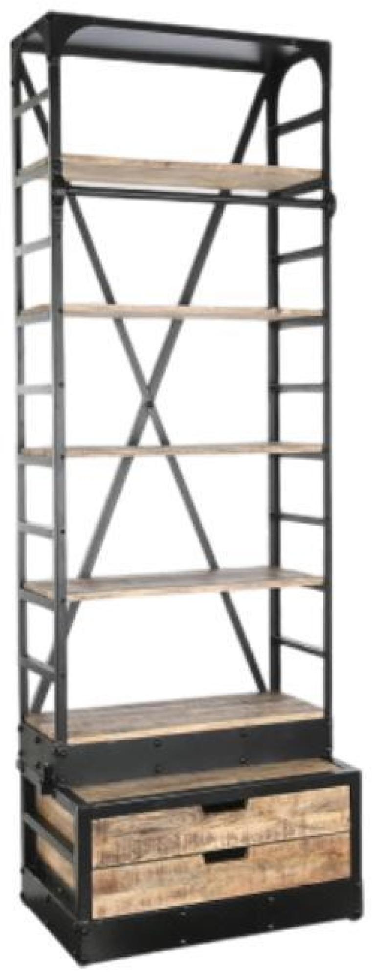 Product photograph of Loft Black Metal Ladder Bookcase from Choice Furniture Superstore.