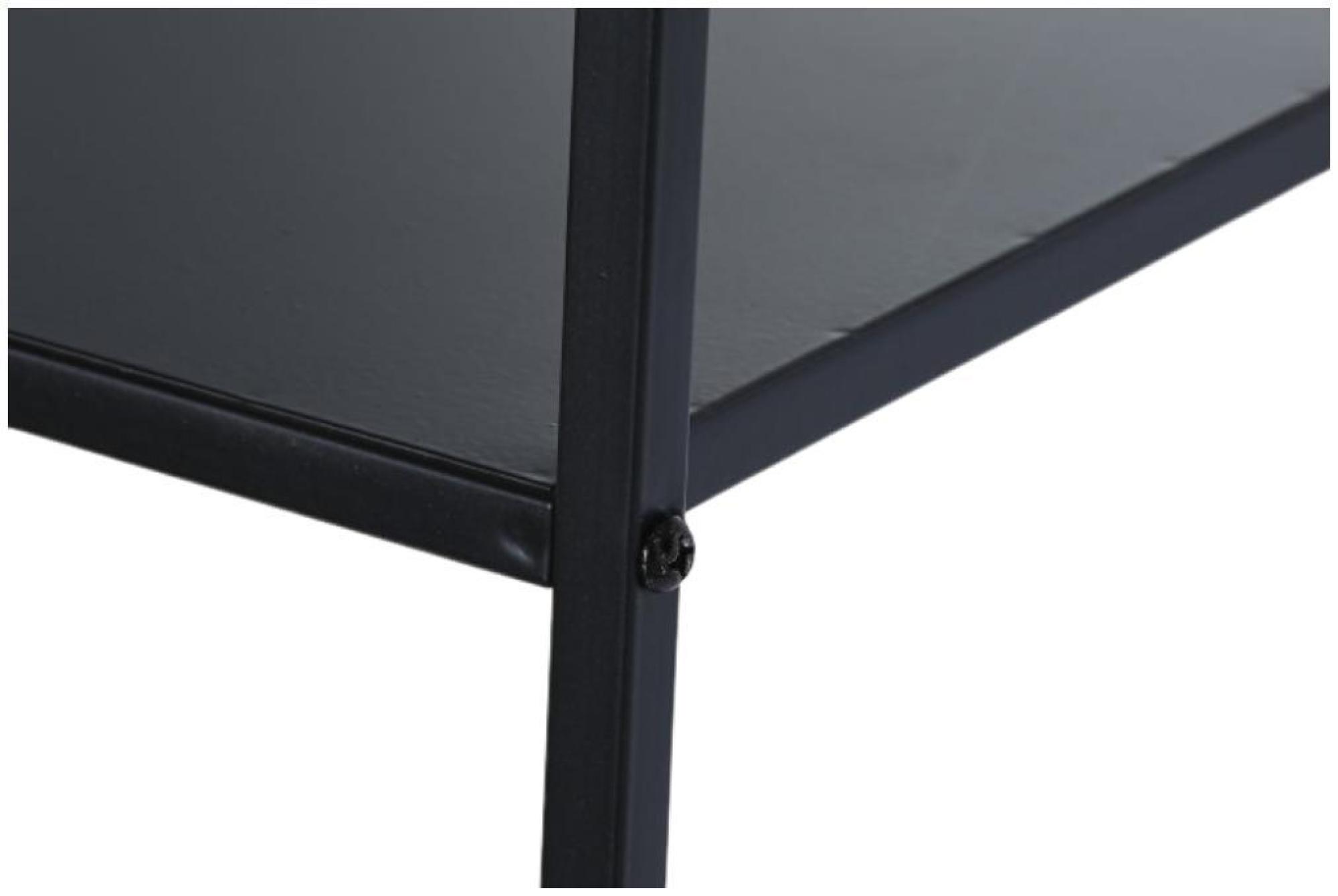 Product photograph of Black Metal Open Tall Shelving Unit from Choice Furniture Superstore.