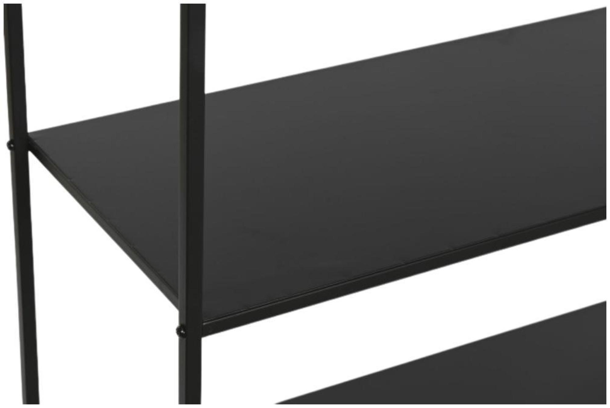 Product photograph of Black Metal Open Tall Shelving Unit from Choice Furniture Superstore.