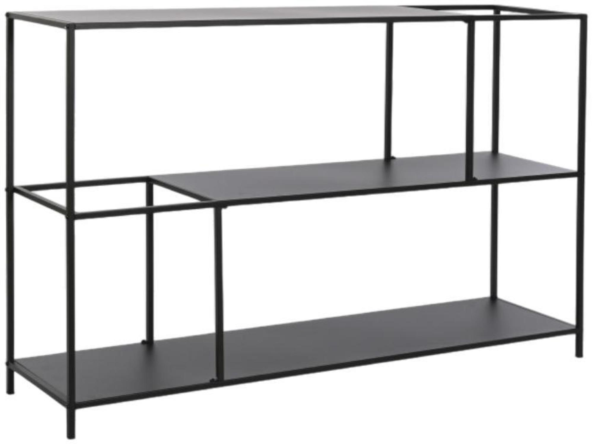 Product photograph of Black Metal Shelving Unit from Choice Furniture Superstore.