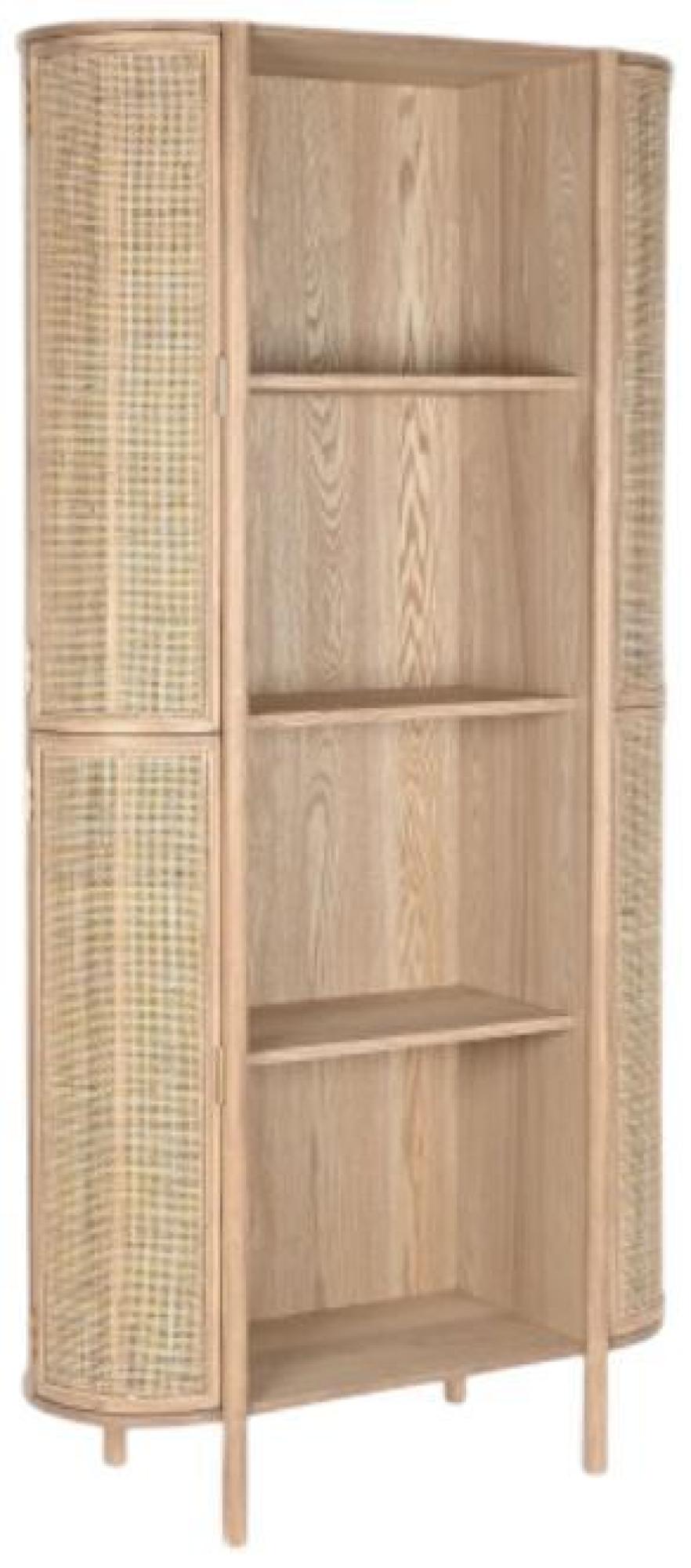 Product photograph of Modern Natural Rattan Bookcase from Choice Furniture Superstore.