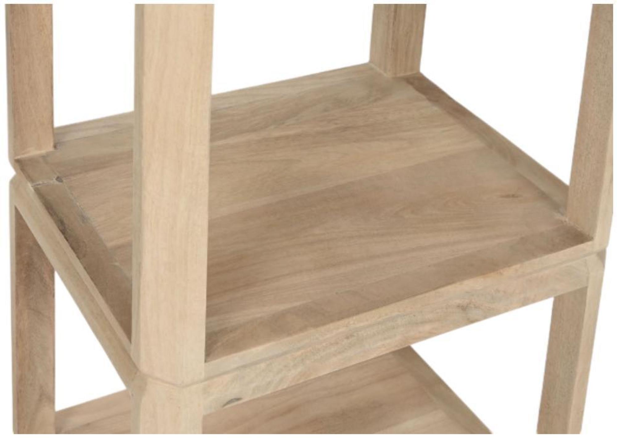 Product photograph of Sculpt Mango Wood Narrow Open Shelving Unit from Choice Furniture Superstore.