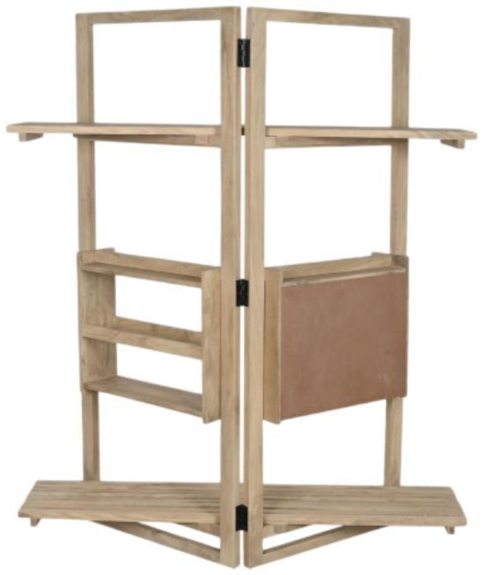 Product photograph of Natural Mango Wood Shelving Unit from Choice Furniture Superstore.
