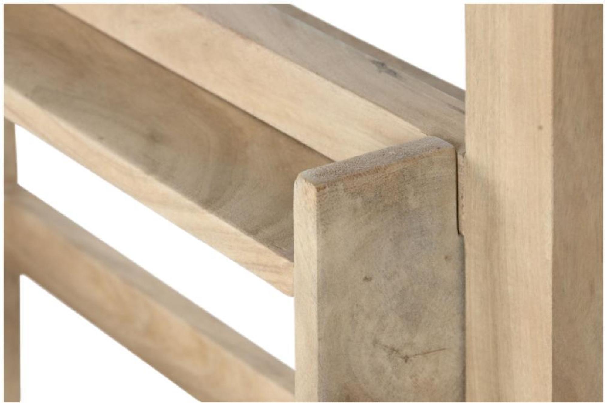 Product photograph of Natural Mango Wood Shelving Unit from Choice Furniture Superstore.