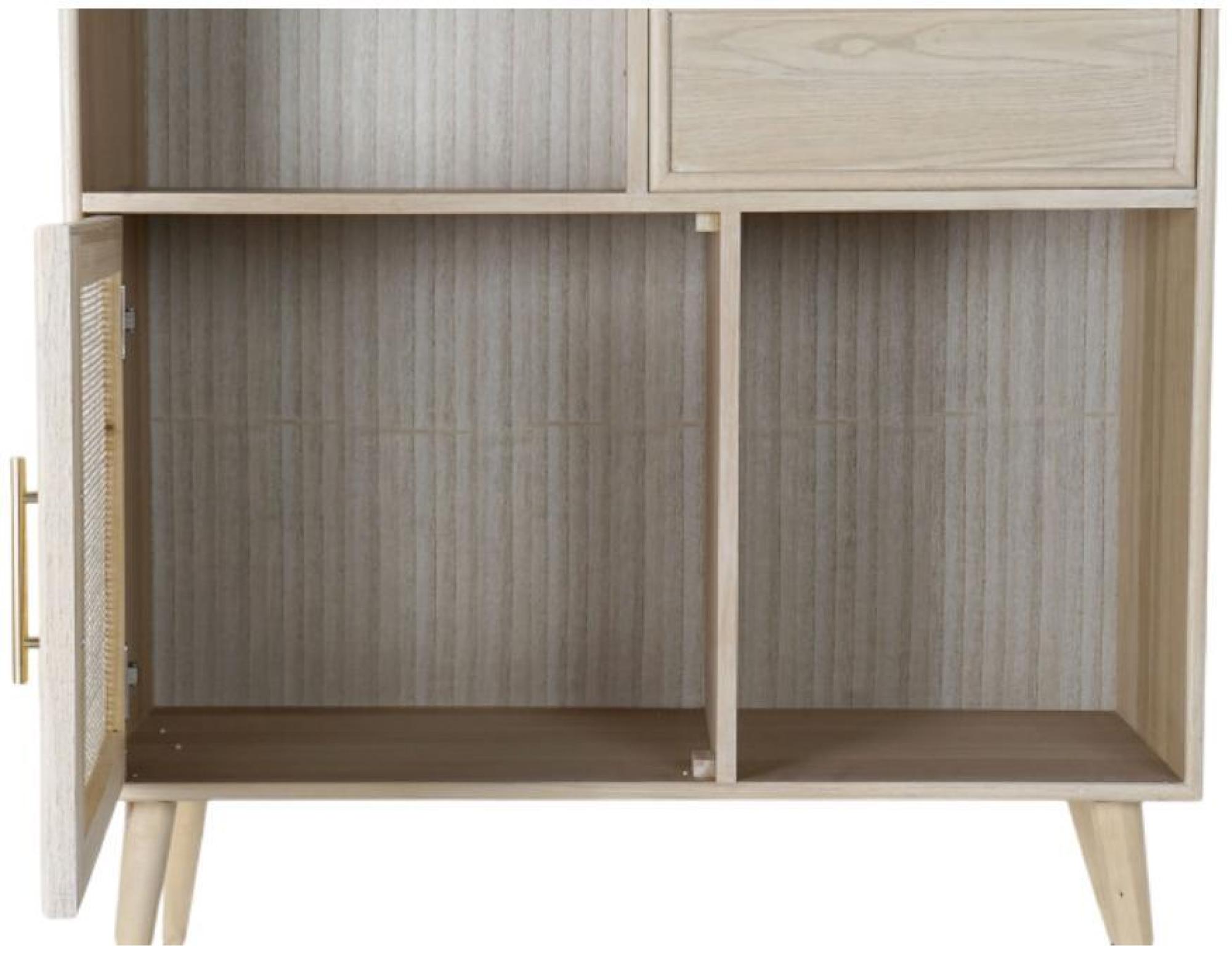 Product photograph of Scandi Natural 2 Door Bookcase from Choice Furniture Superstore.