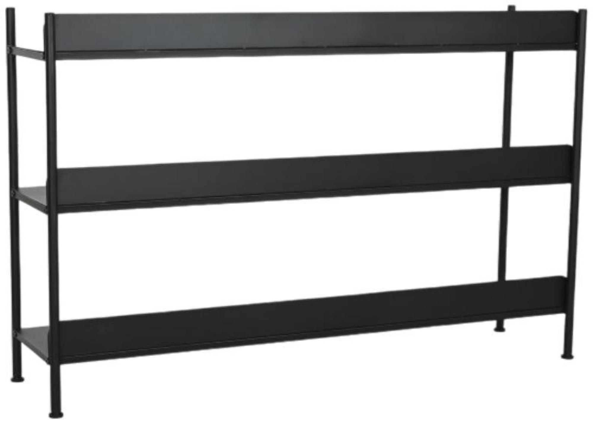 Product photograph of Urban Black Metal Open Shelving Unit from Choice Furniture Superstore.