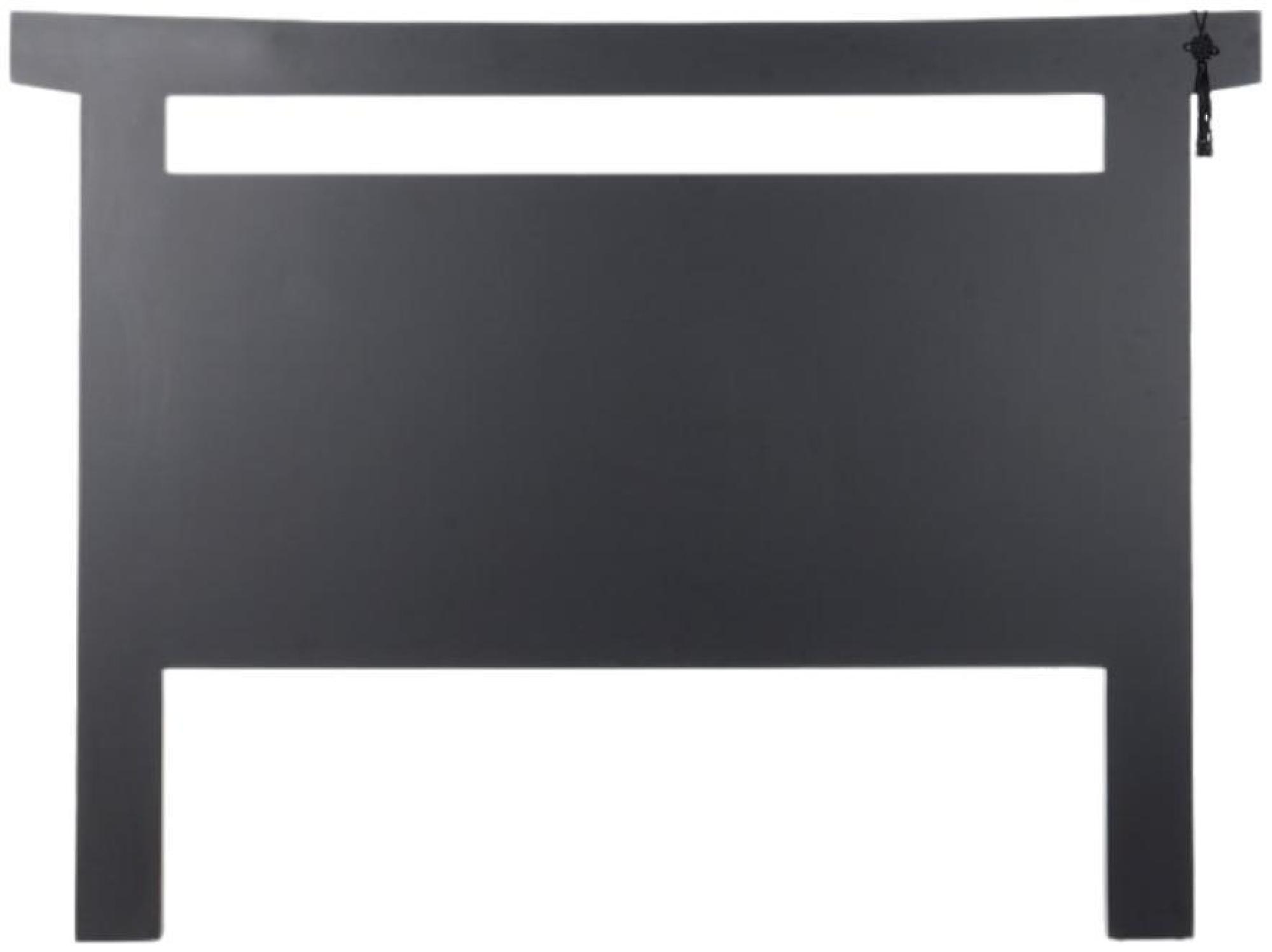 Product photograph of Oriental Black Headboard - H 120cm from Choice Furniture Superstore.