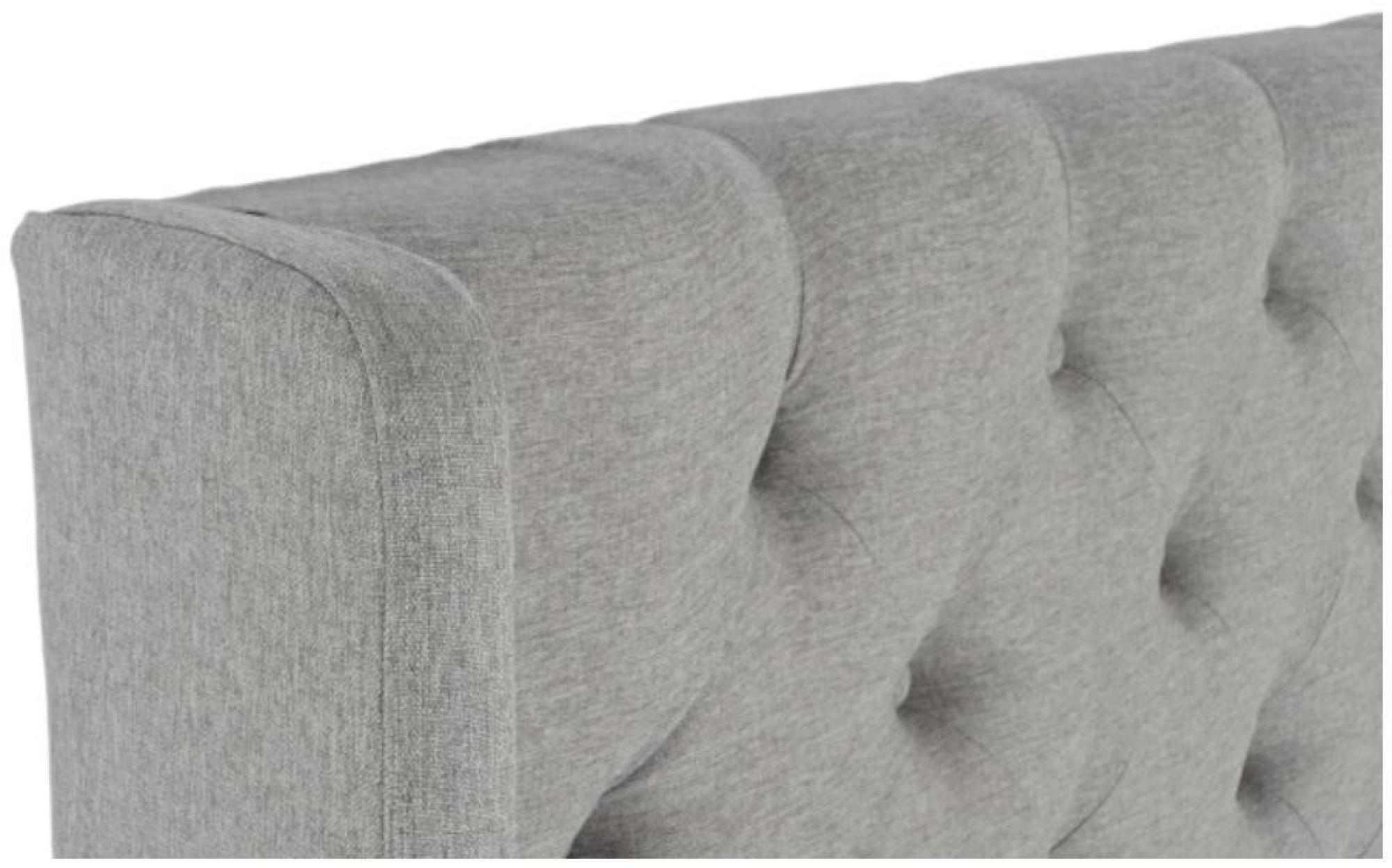 Product photograph of Grey Fabric Headboard - H 170cm from Choice Furniture Superstore.