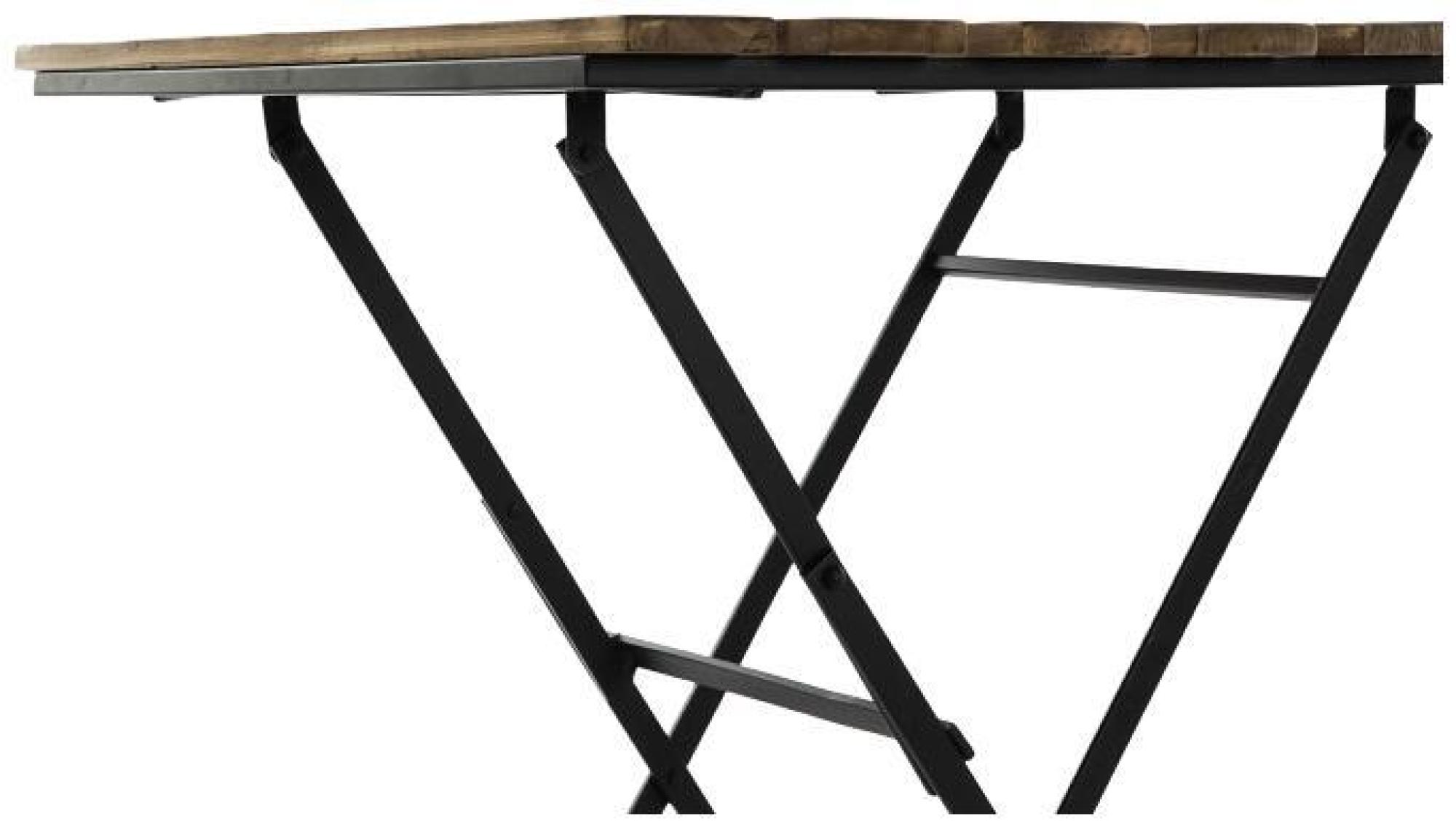 Product photograph of Balco Brown Pine Folding Square Dining Set With 2 Chairs from Choice Furniture Superstore.