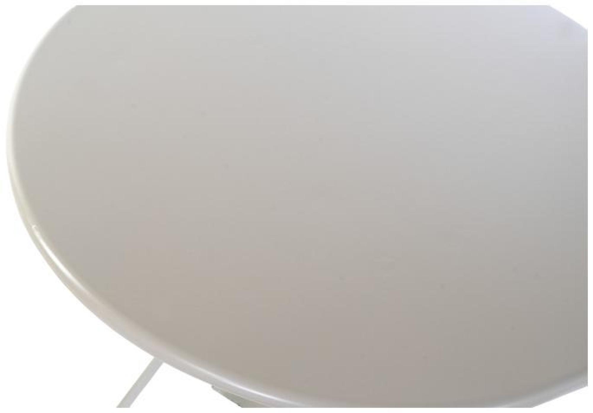 Product photograph of Light Grey Metal Folding Round Dining Set With 2 Chairs from Choice Furniture Superstore.