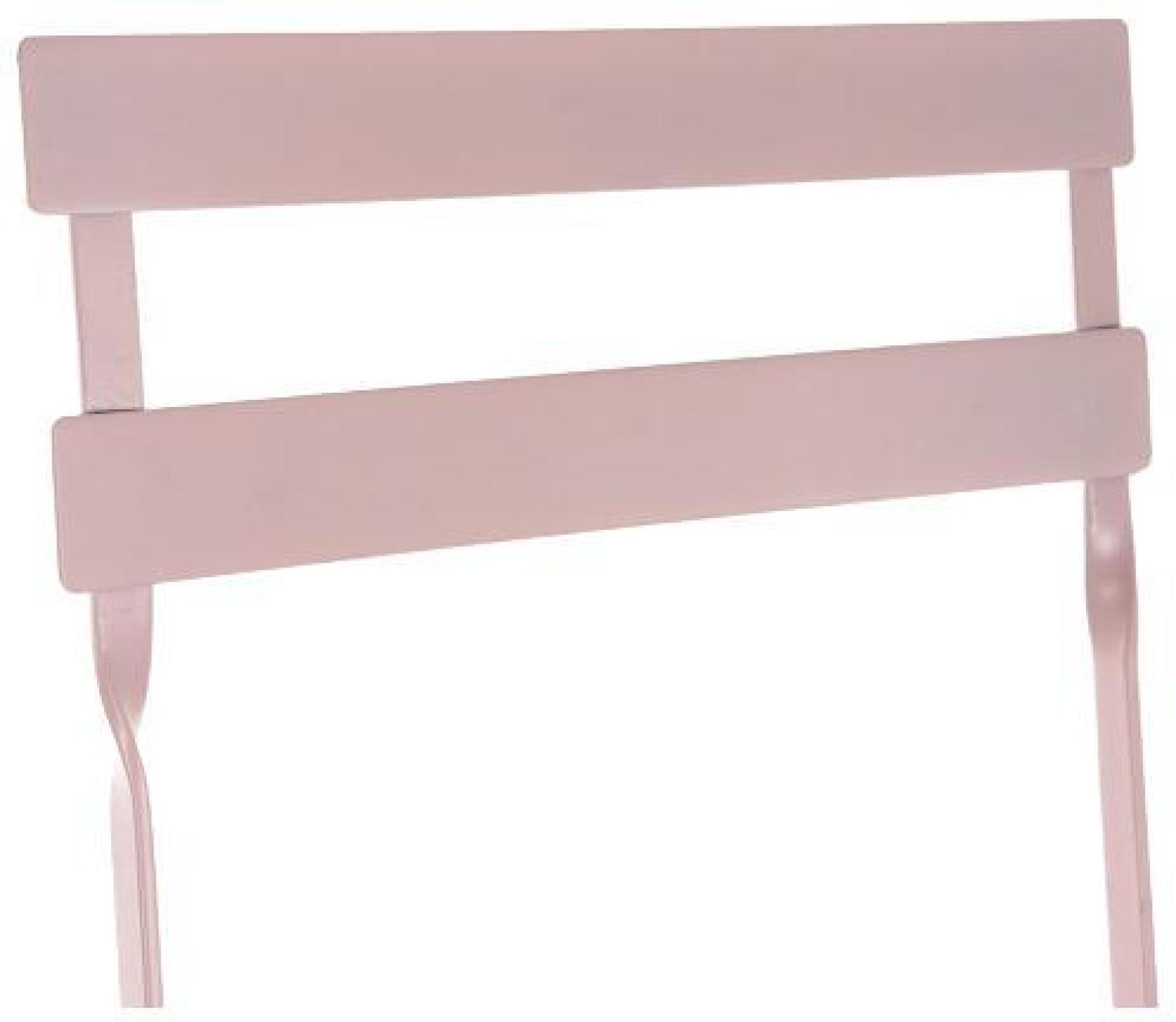 Product photograph of Garden Pink Metal Dining Table Set 2 Chair from Choice Furniture Superstore.