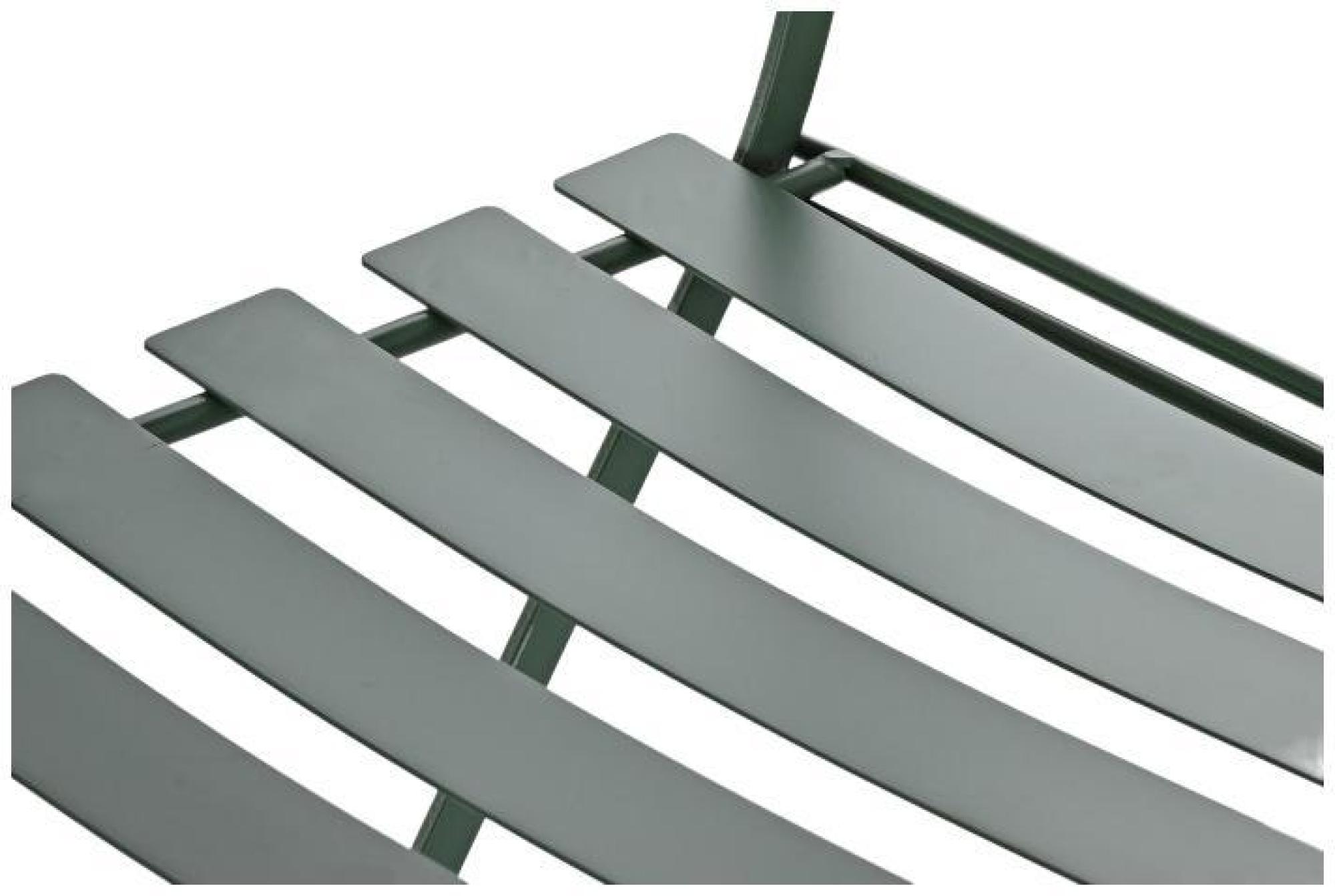 Product photograph of Green Metal Folding Square Dining Set With 2 Chairs from Choice Furniture Superstore.