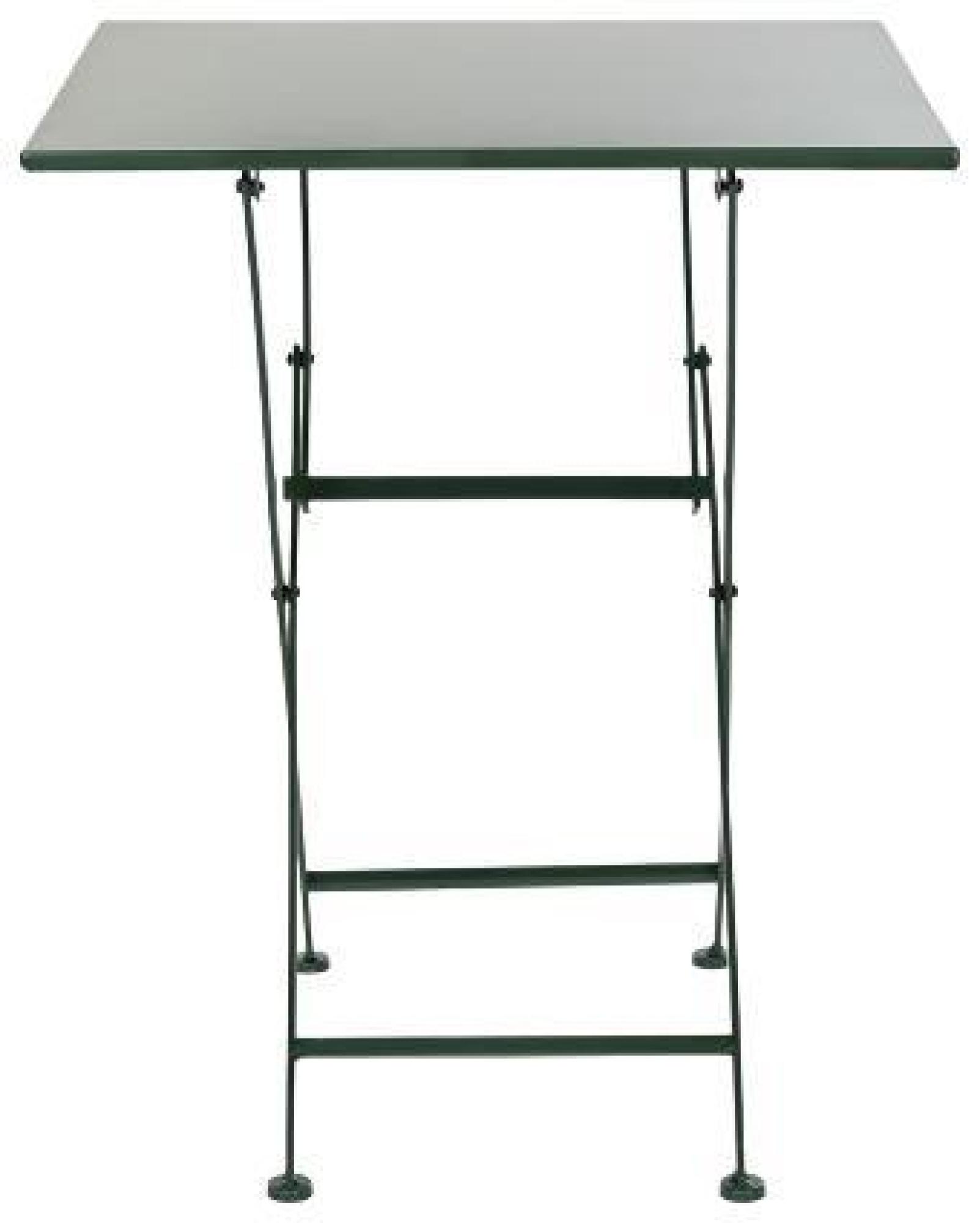 Product photograph of Green Metal Folding Square Dining Set With 2 Chairs from Choice Furniture Superstore.