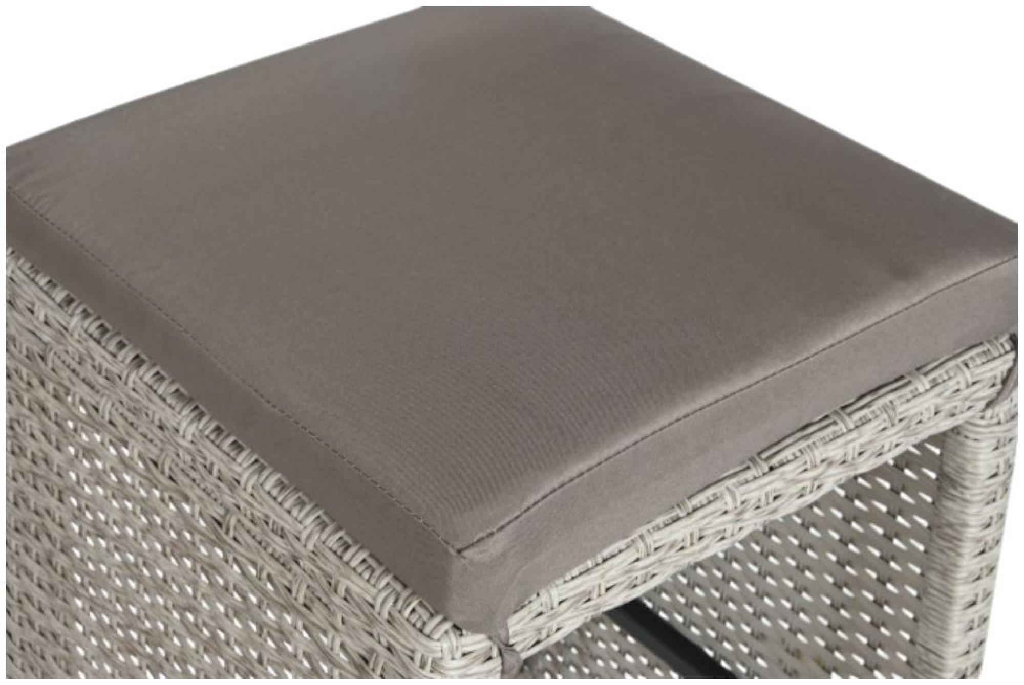 Product photograph of Light Brown Rattan Bar Set With 6 Stools from Choice Furniture Superstore.