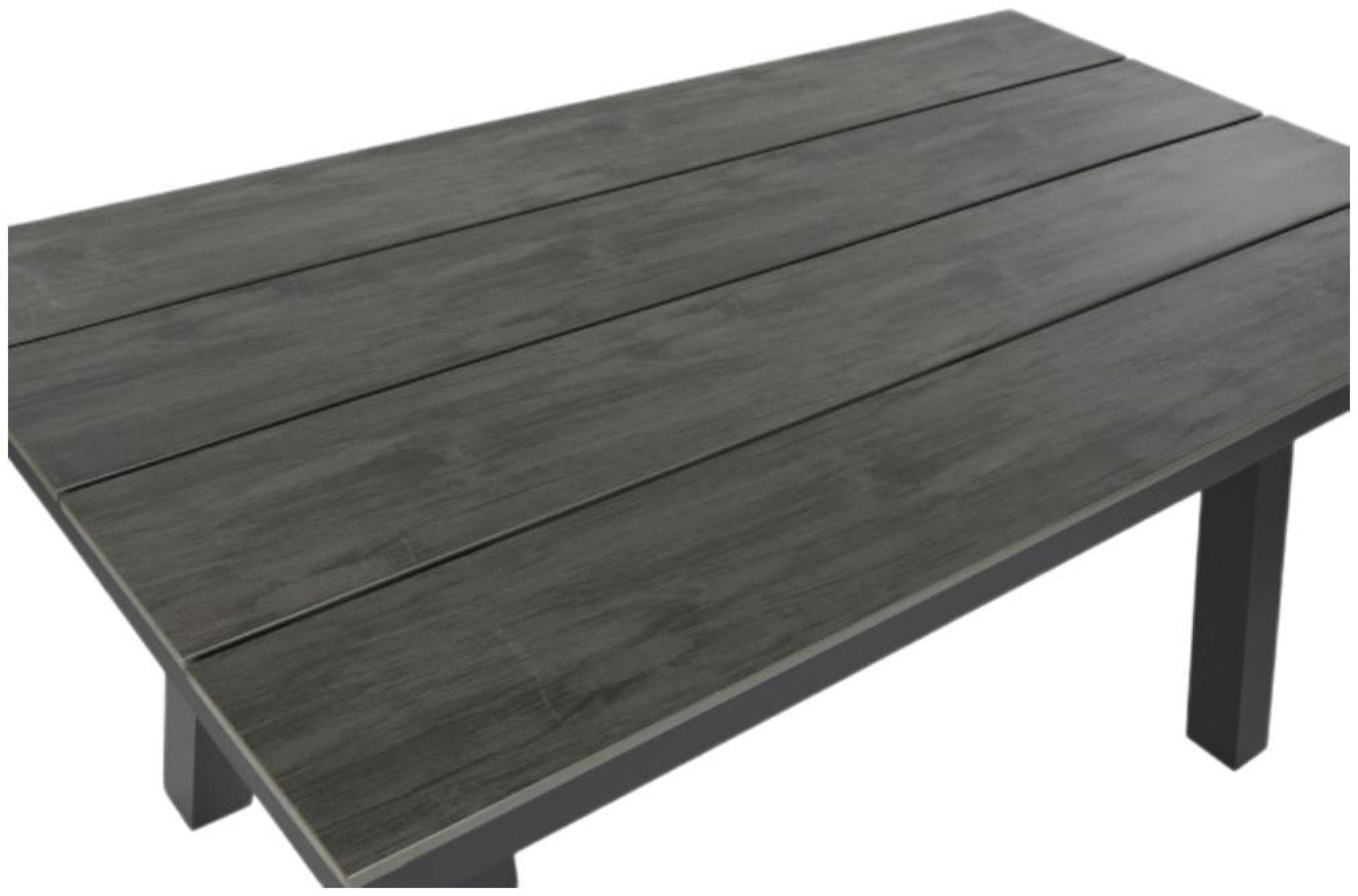 Product photograph of Garden Grey Aluminium Outdoor Table from Choice Furniture Superstore.