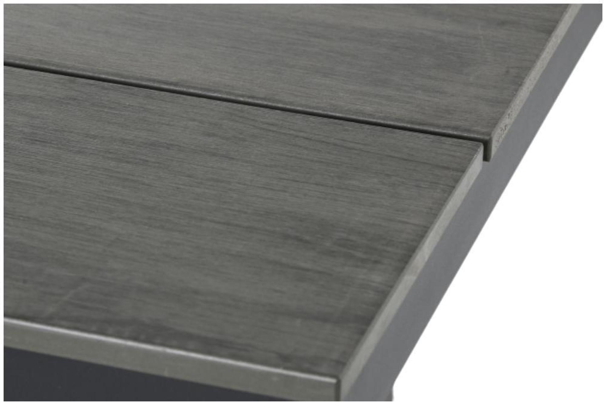 Product photograph of Garden Grey Aluminium Outdoor Table from Choice Furniture Superstore.