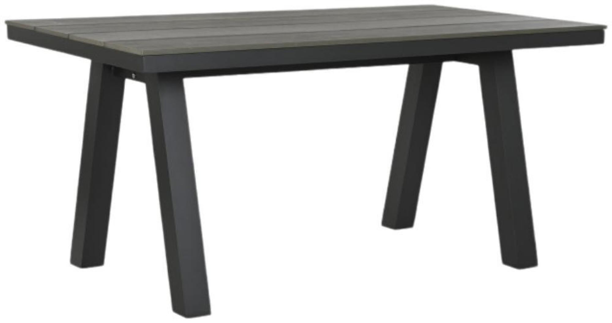 Product photograph of Garden Grey Aluminium Outdoor Table from Choice Furniture Superstore.