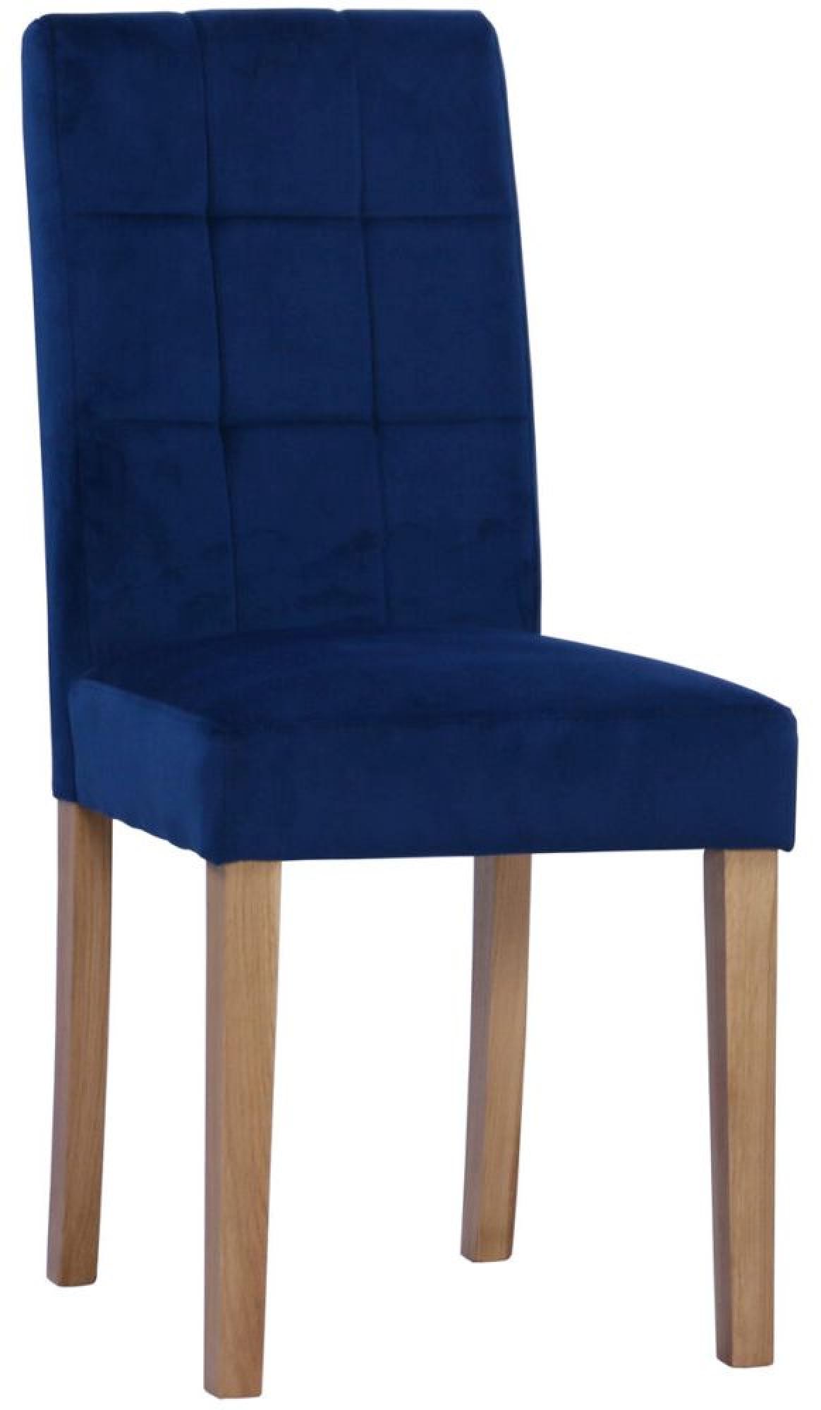 Product photograph of Lundy 2-4 Seater Ivory Painted Square Drop Leaf Dining Set - 4 Ocean Blue Fabric Dining Chair from Choice Furniture Superstore.