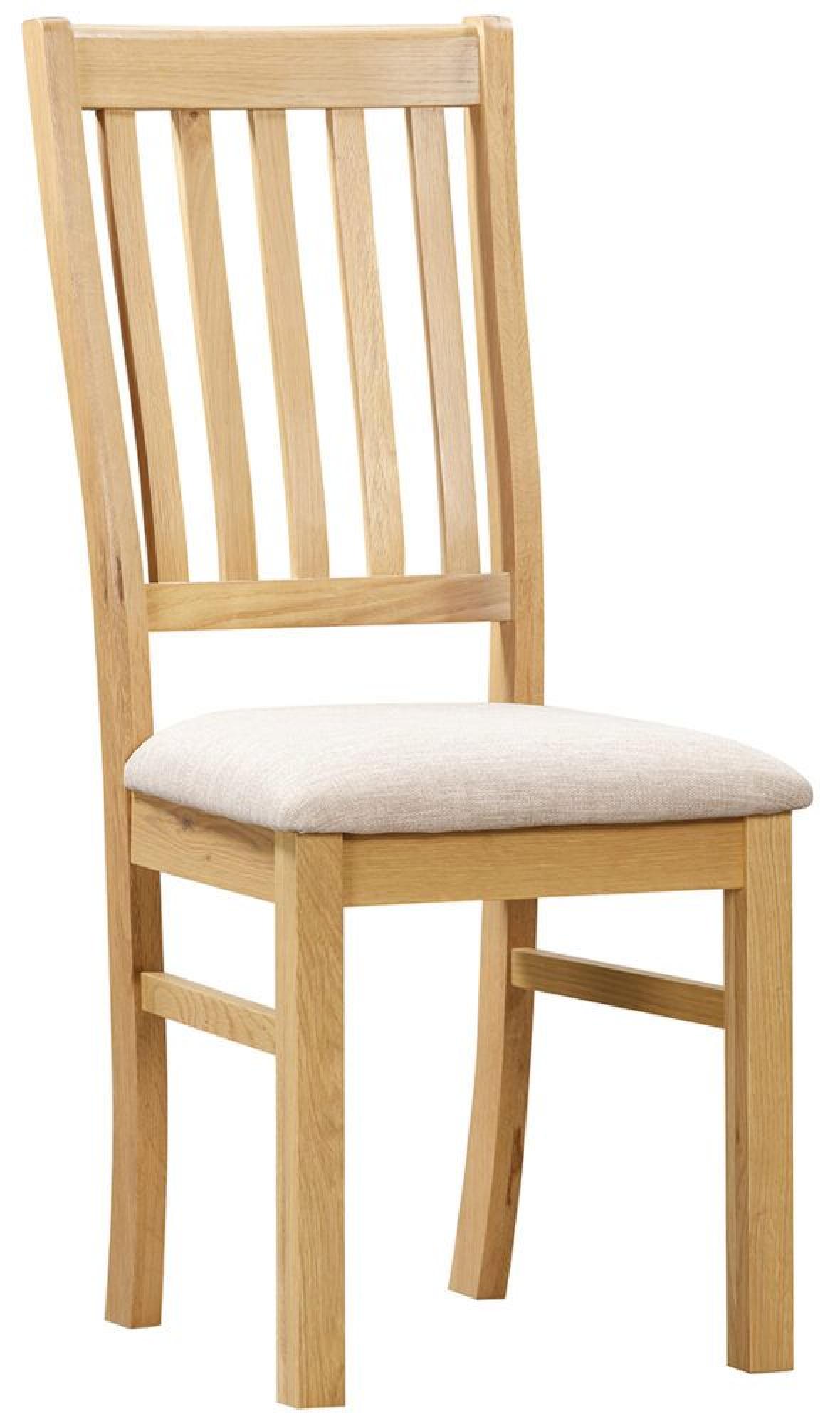 Product photograph of Arlington 2 Seater Oak Square Dining Set - 4 Slatted Back Dining Chair from Choice Furniture Superstore.