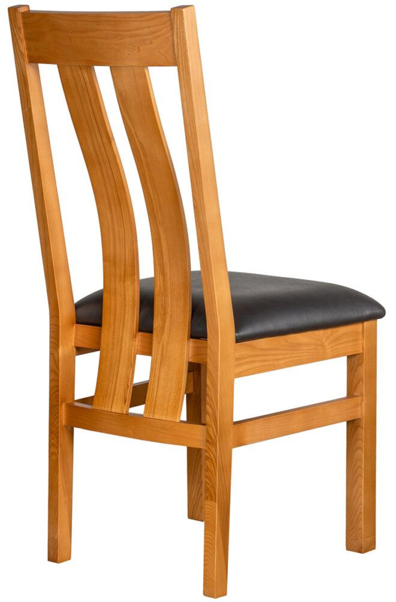 Product photograph of Set Of 2 Somer Oak Arizona Slatted Back Dining Chair from Choice Furniture Superstore.