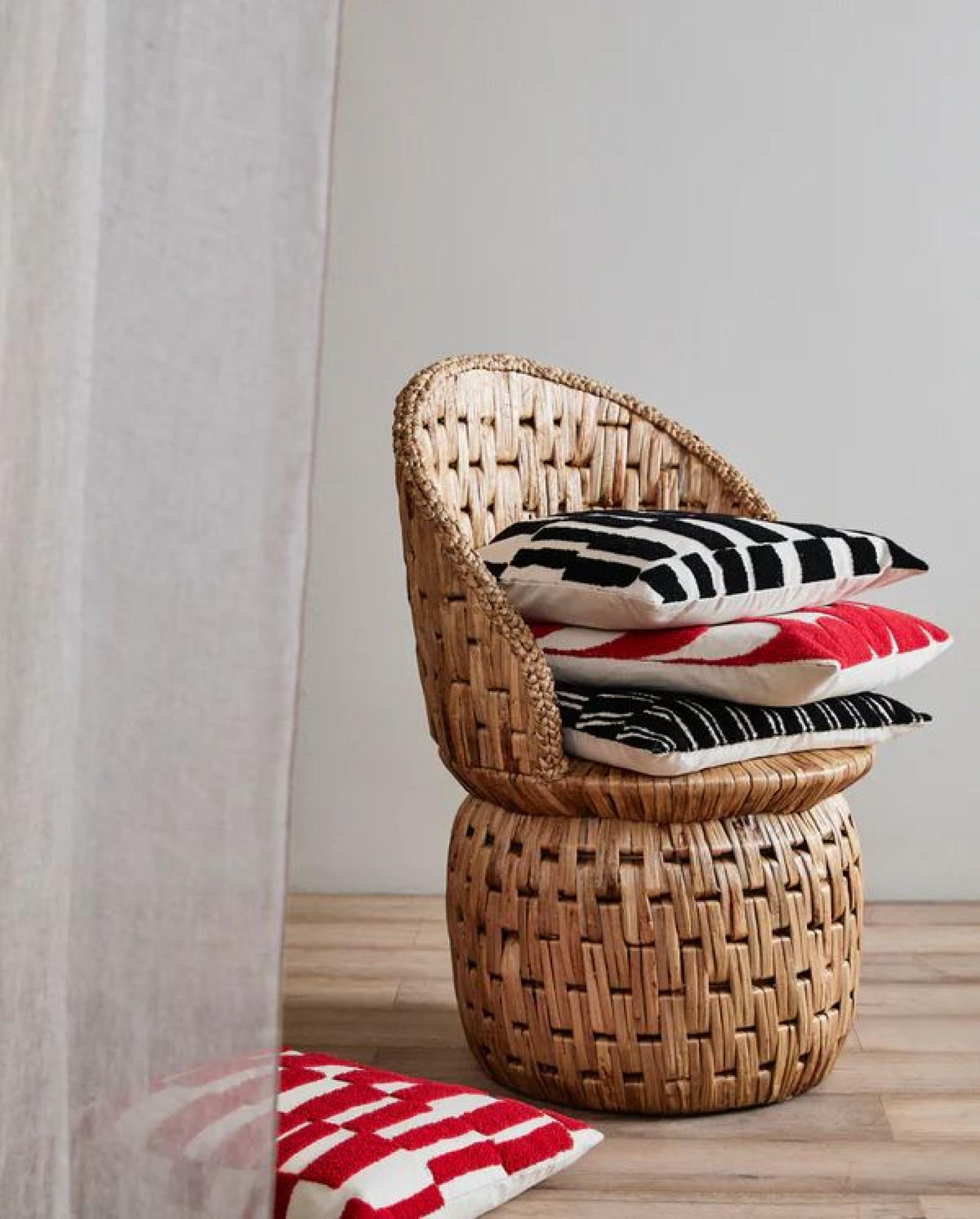 Product photograph of Nordal Baccio Natural Rattan Chair from Choice Furniture Superstore.