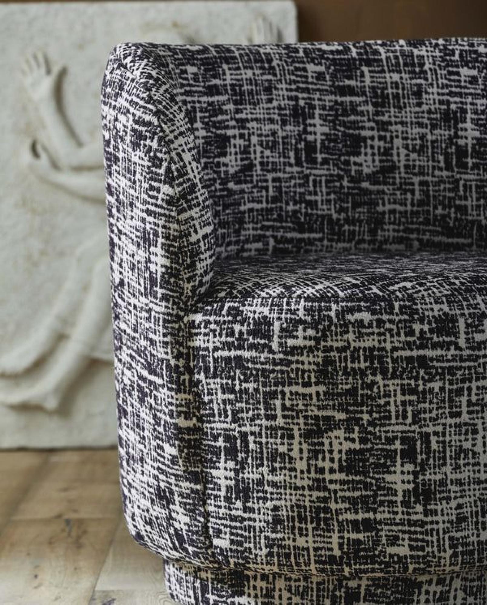 Product photograph of Nordal Bomu Fabric Lounge Chair from Choice Furniture Superstore.
