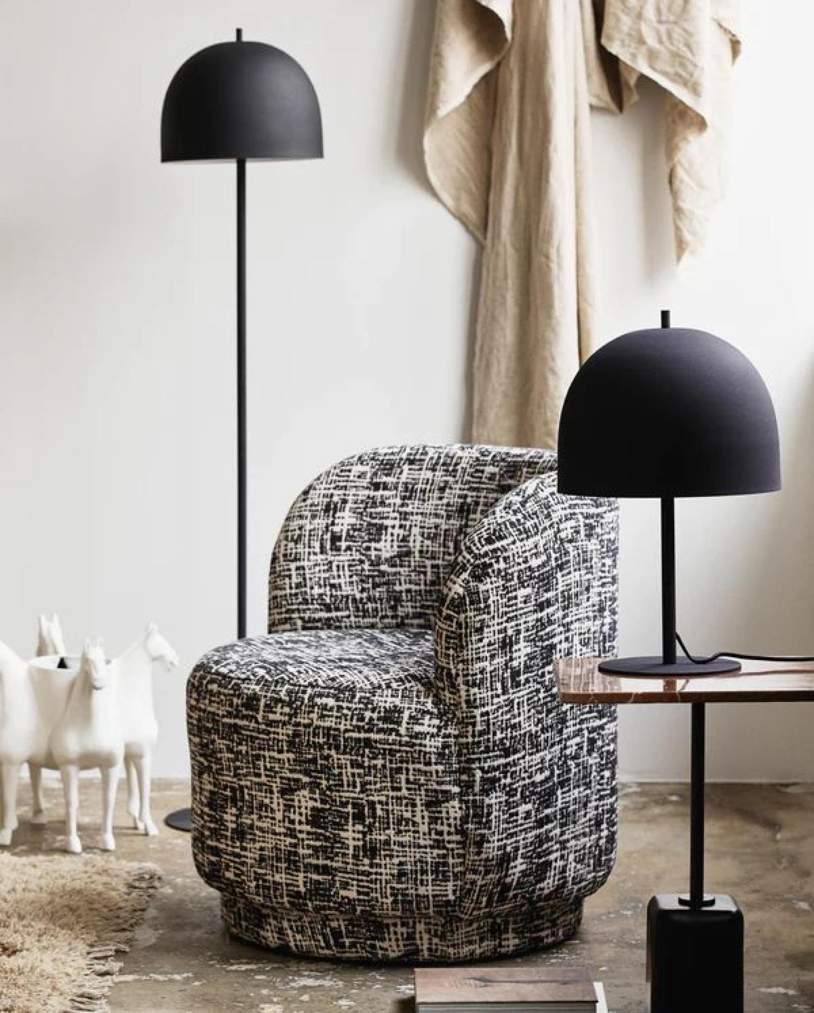Product photograph of Nordal Bomu Fabric Lounge Chair from Choice Furniture Superstore.