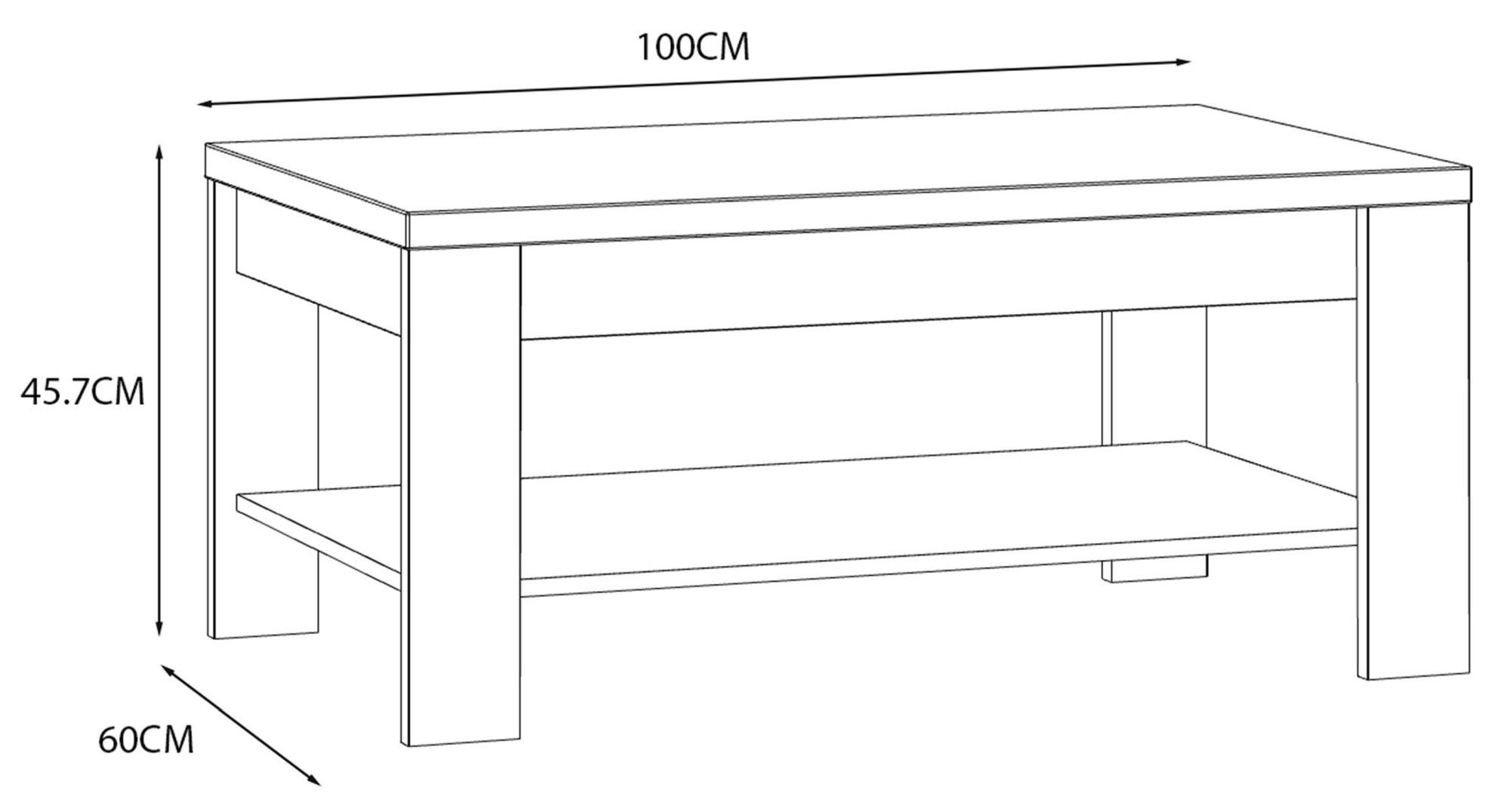 Product photograph of Bohol Blue Coffee Table from Choice Furniture Superstore.