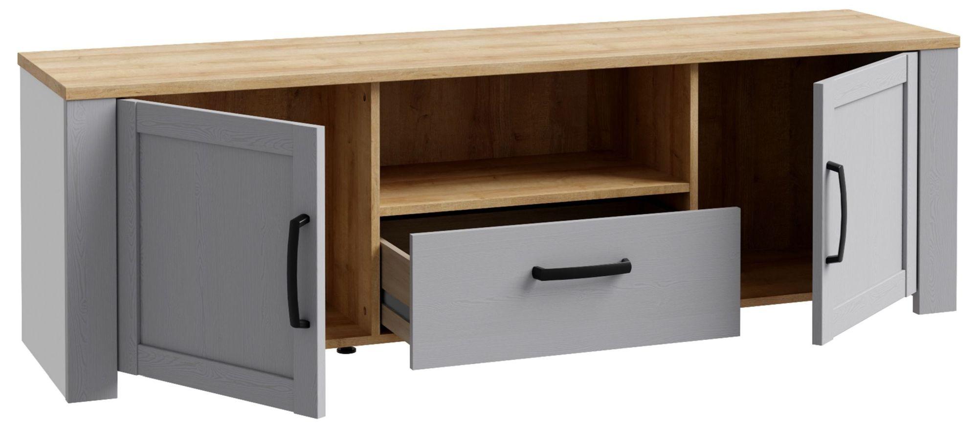 Product photograph of Bohol Grey 166cm Tv Unit from Choice Furniture Superstore.