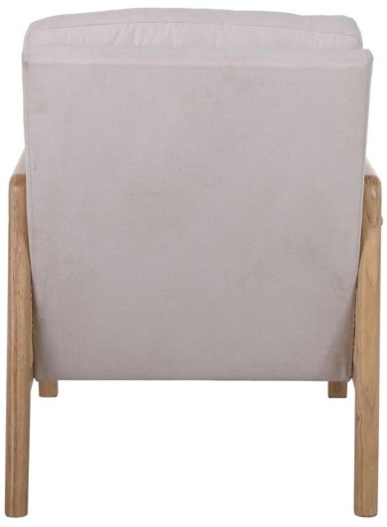 Product photograph of Ida Cream Fabric Rattan Armchair from Choice Furniture Superstore.