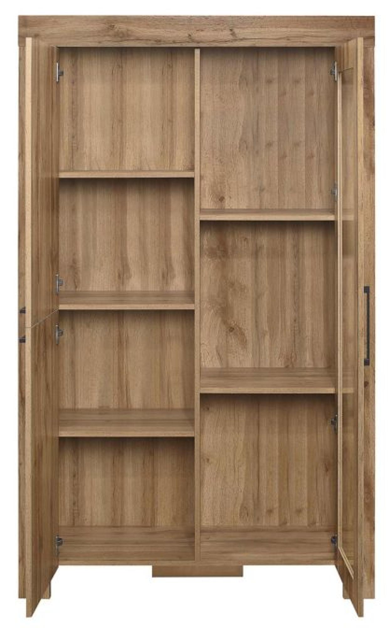 Product photograph of Compton 110cm Display Cabinet - 2 Doors from Choice Furniture Superstore.