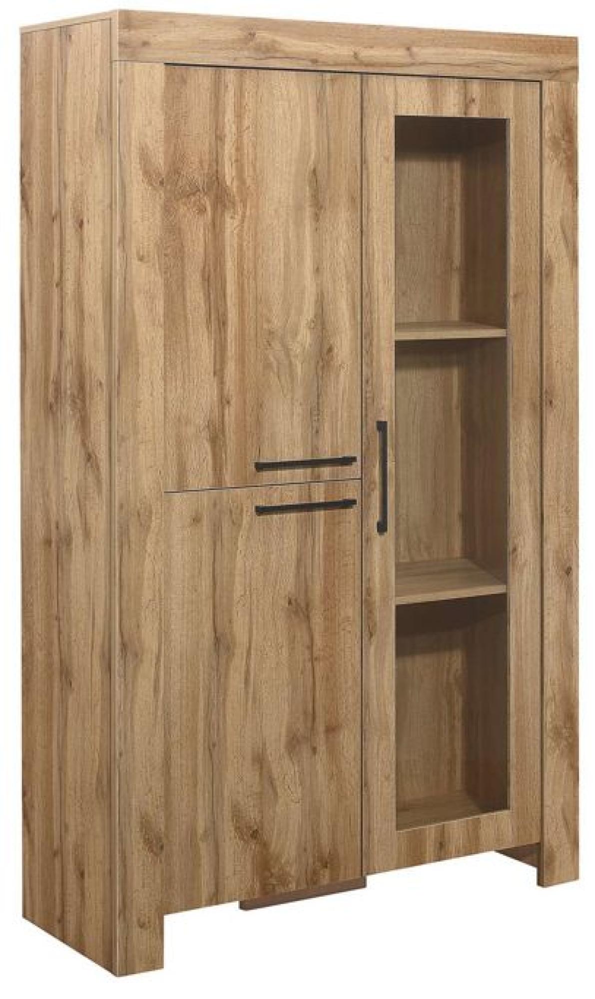 Product photograph of Compton 110cm Display Cabinet - 2 Doors from Choice Furniture Superstore.