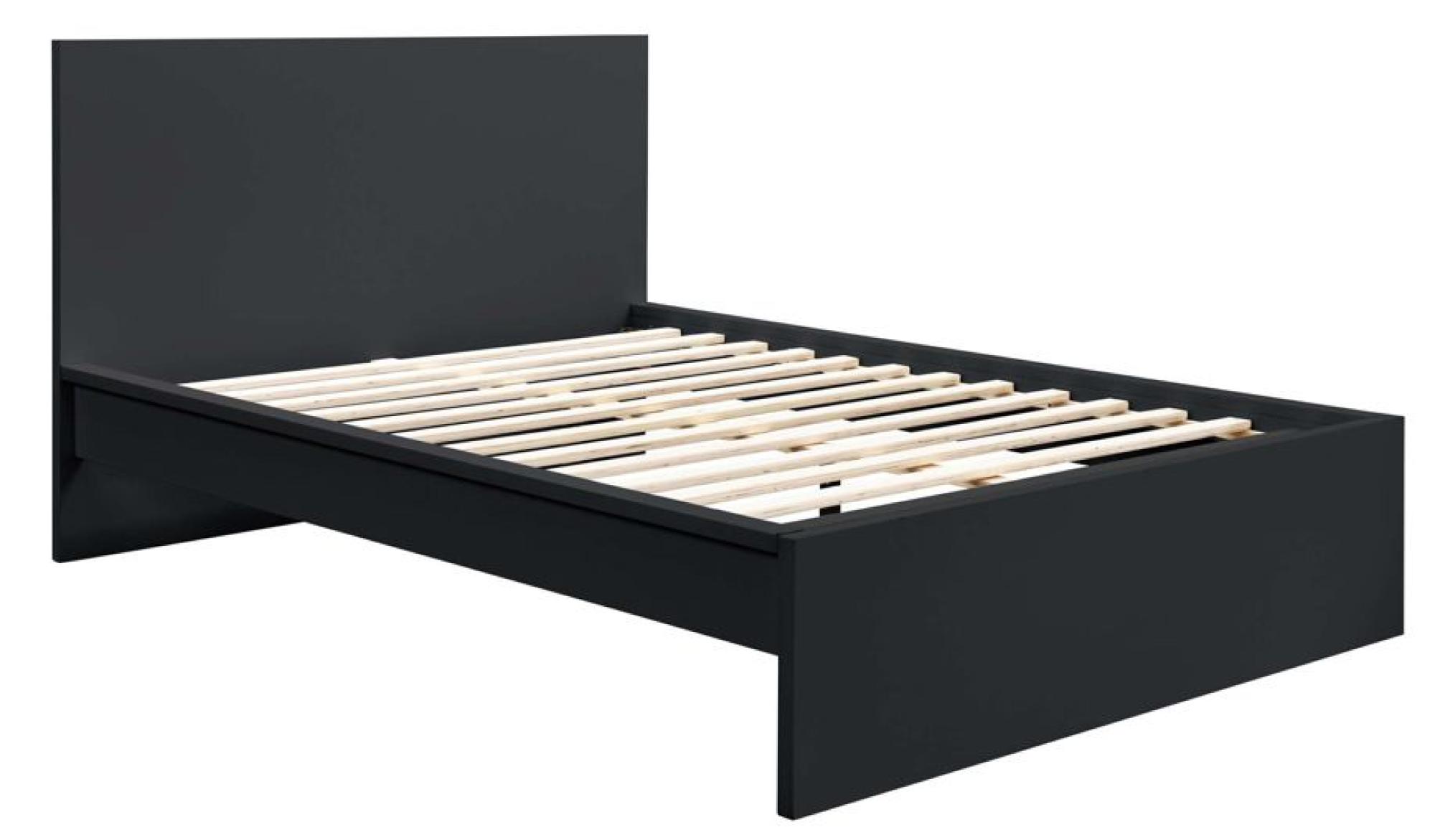 Product photograph of Oslo Black Bed - Sizes Available from Choice Furniture Superstore.