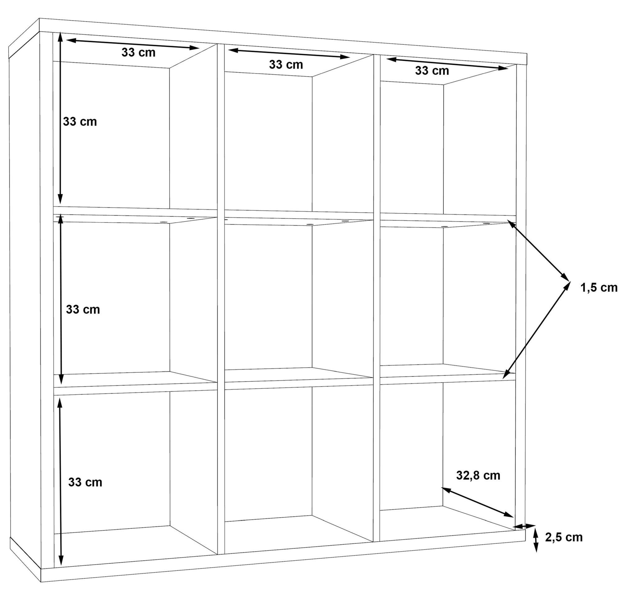 Product photograph of Mauro Grey Concrete Effect 9 Open Shelving Unit from Choice Furniture Superstore.