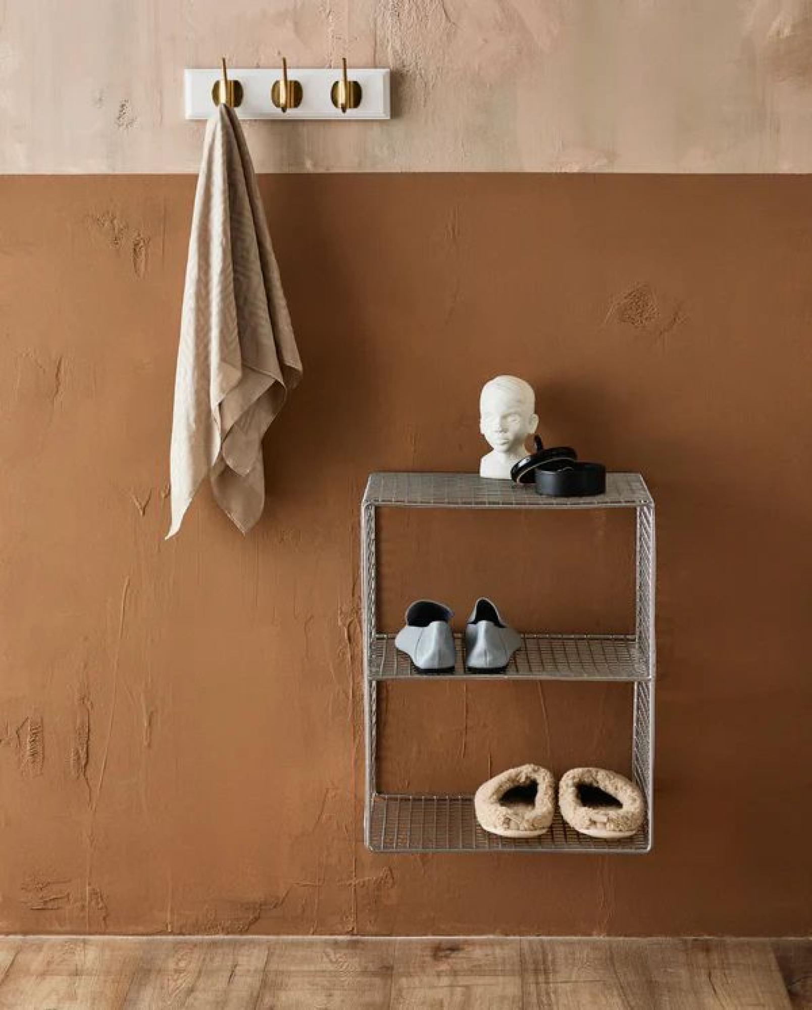 Product photograph of Nordal Tuo Metal Wall Shelf from Choice Furniture Superstore.