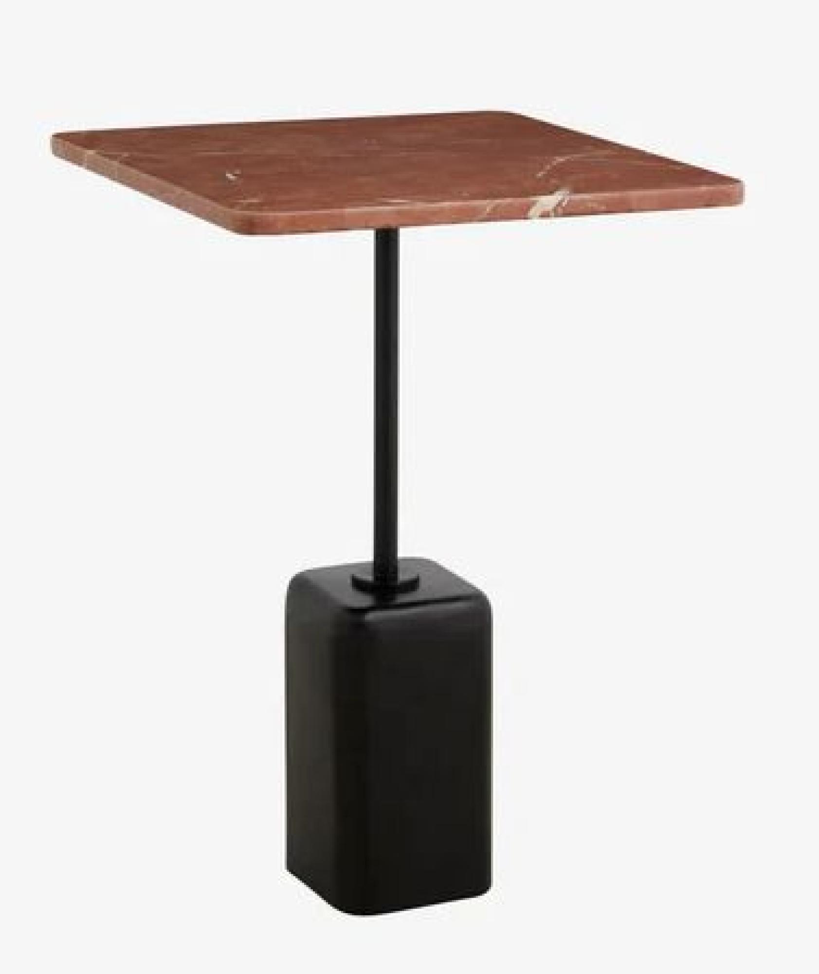 Product photograph of Nordal Chao Marble Square Side Table from Choice Furniture Superstore.